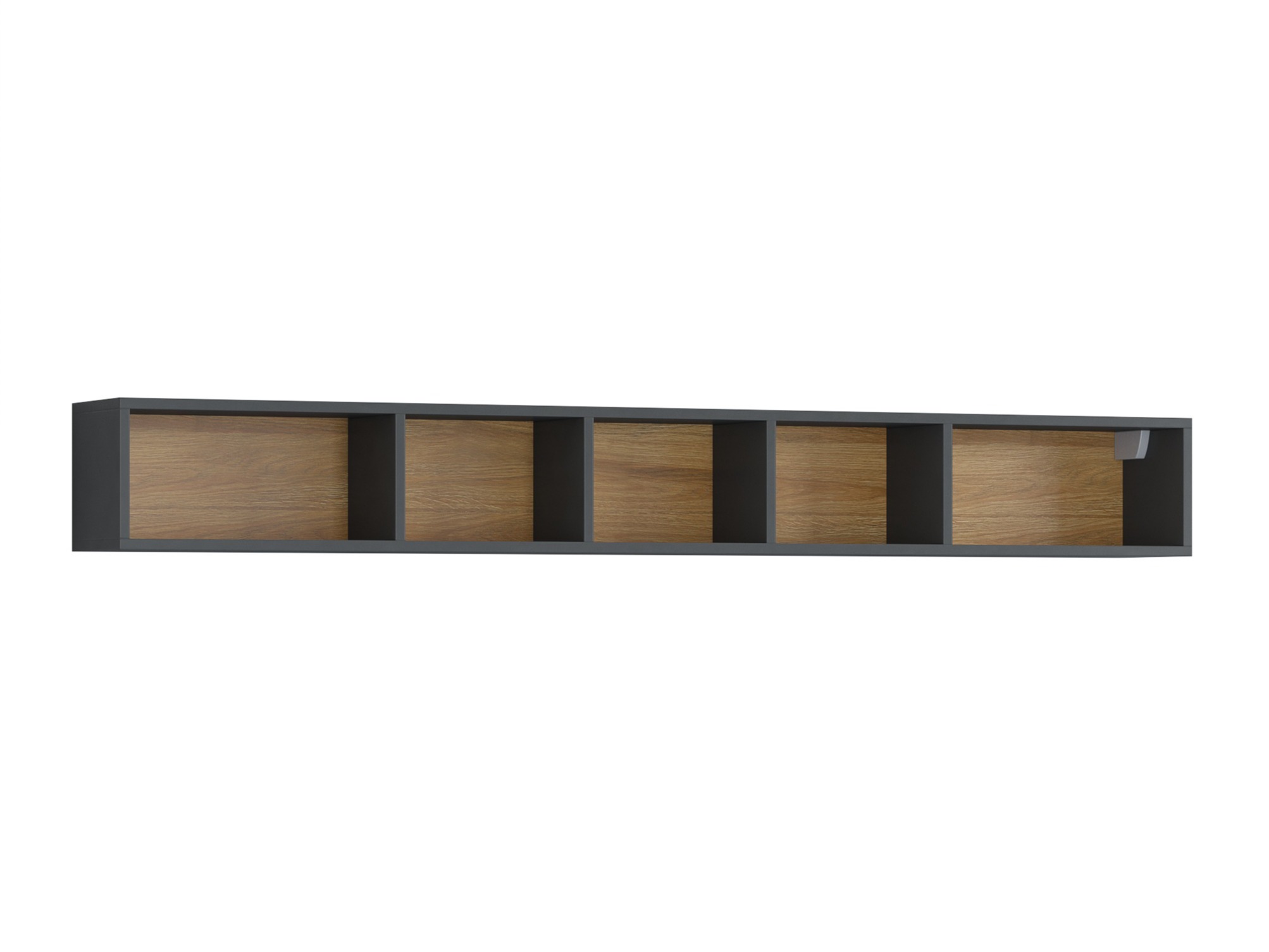 Σετ επίπλων σαλονιού Torsone 104 (Ανθρακί + Gloss ανθρακί + Grandson δρυς)