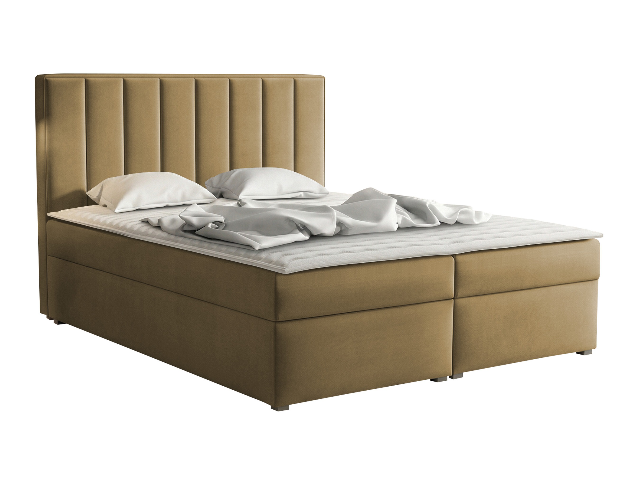 Κρεβάτι continental Pomona 116 (Magic βελούδινο 2206)