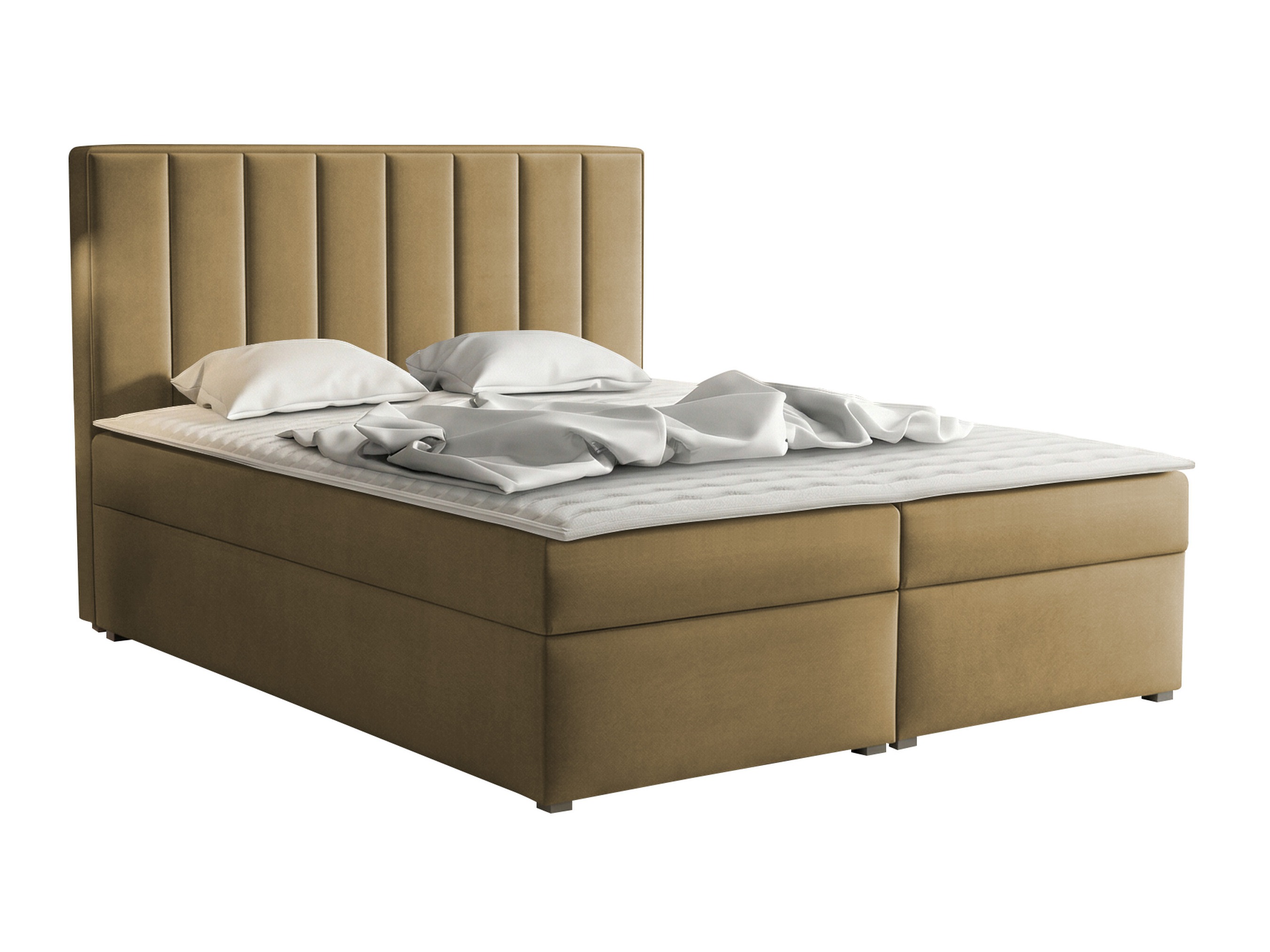 Κρεβάτι continental Pomona 116 (Magic βελούδινο 2206)