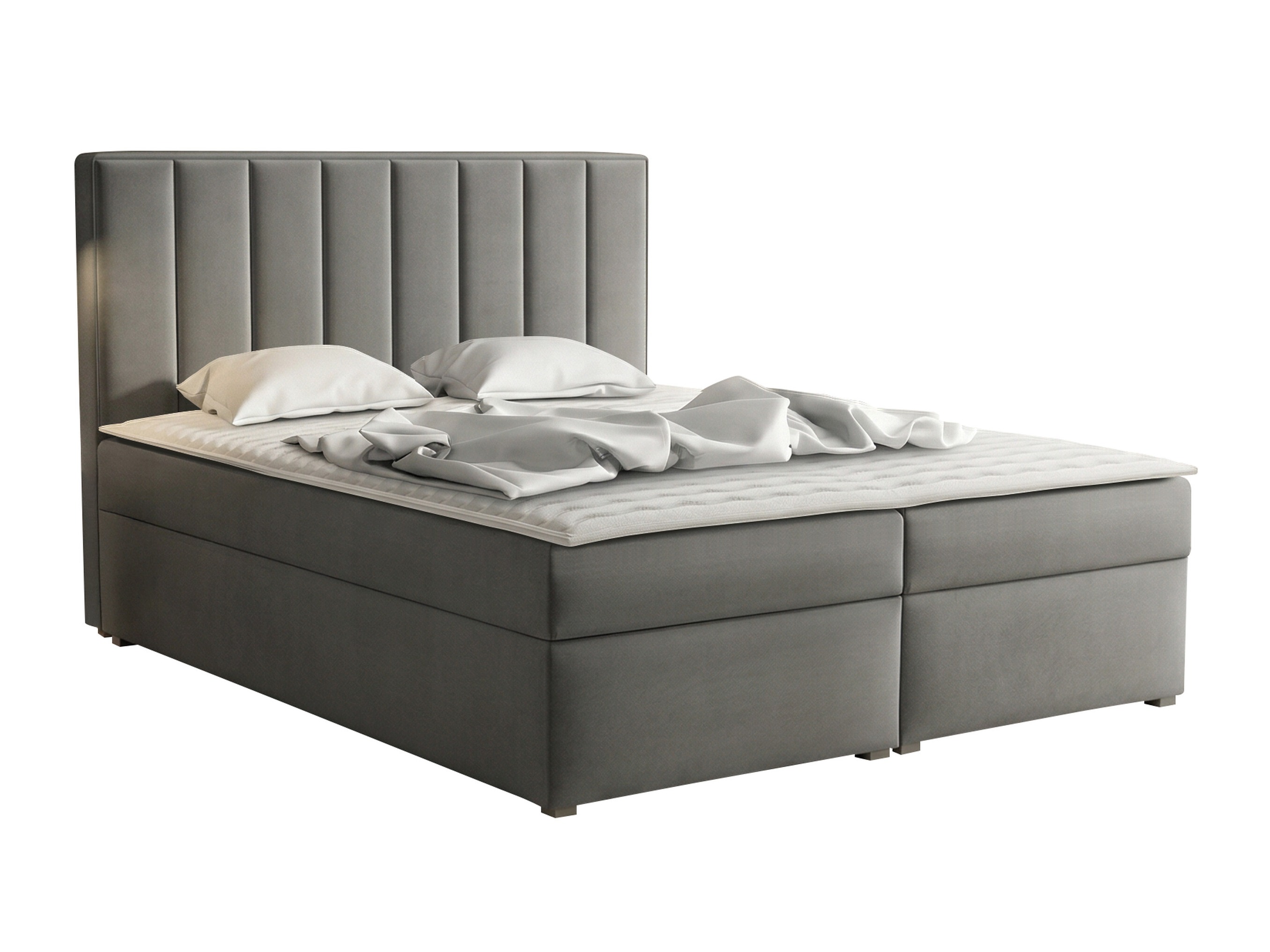 Κρεβάτι continental Pomona 116 (Magic βελούδινο 2217)