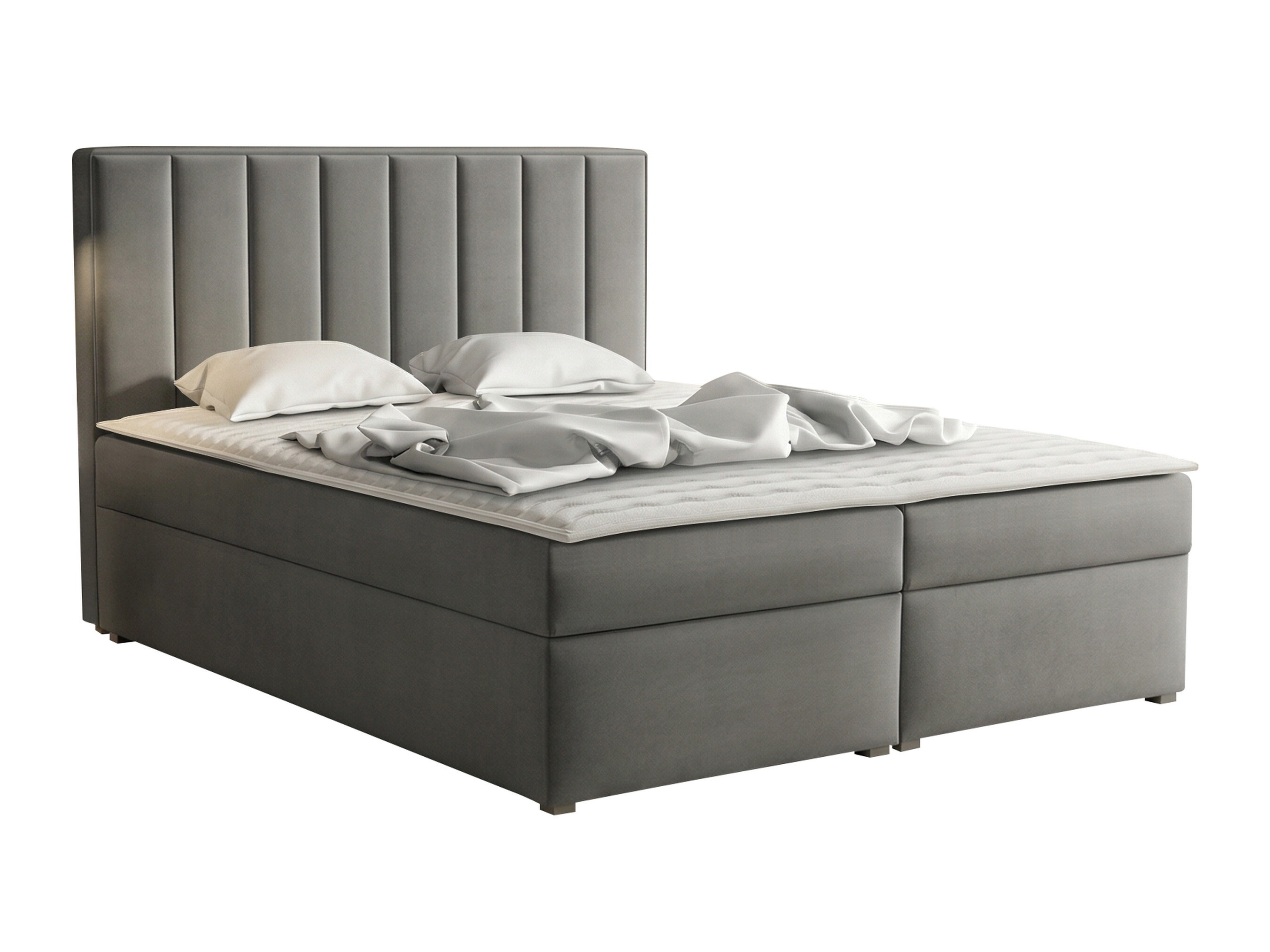 Κρεβάτι continental Pomona 116 (Magic βελούδινο 2217)