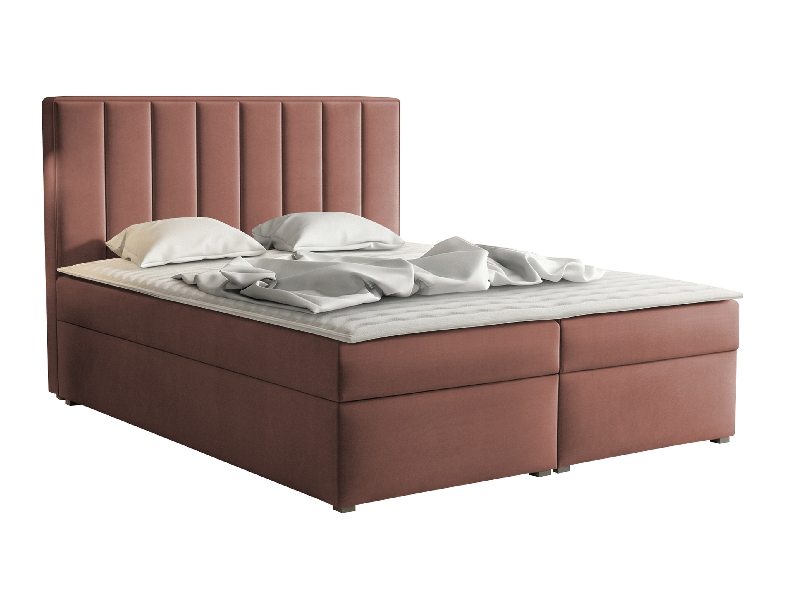Κρεβάτι continental Pomona 116 (Magic βελούδινο 2258)