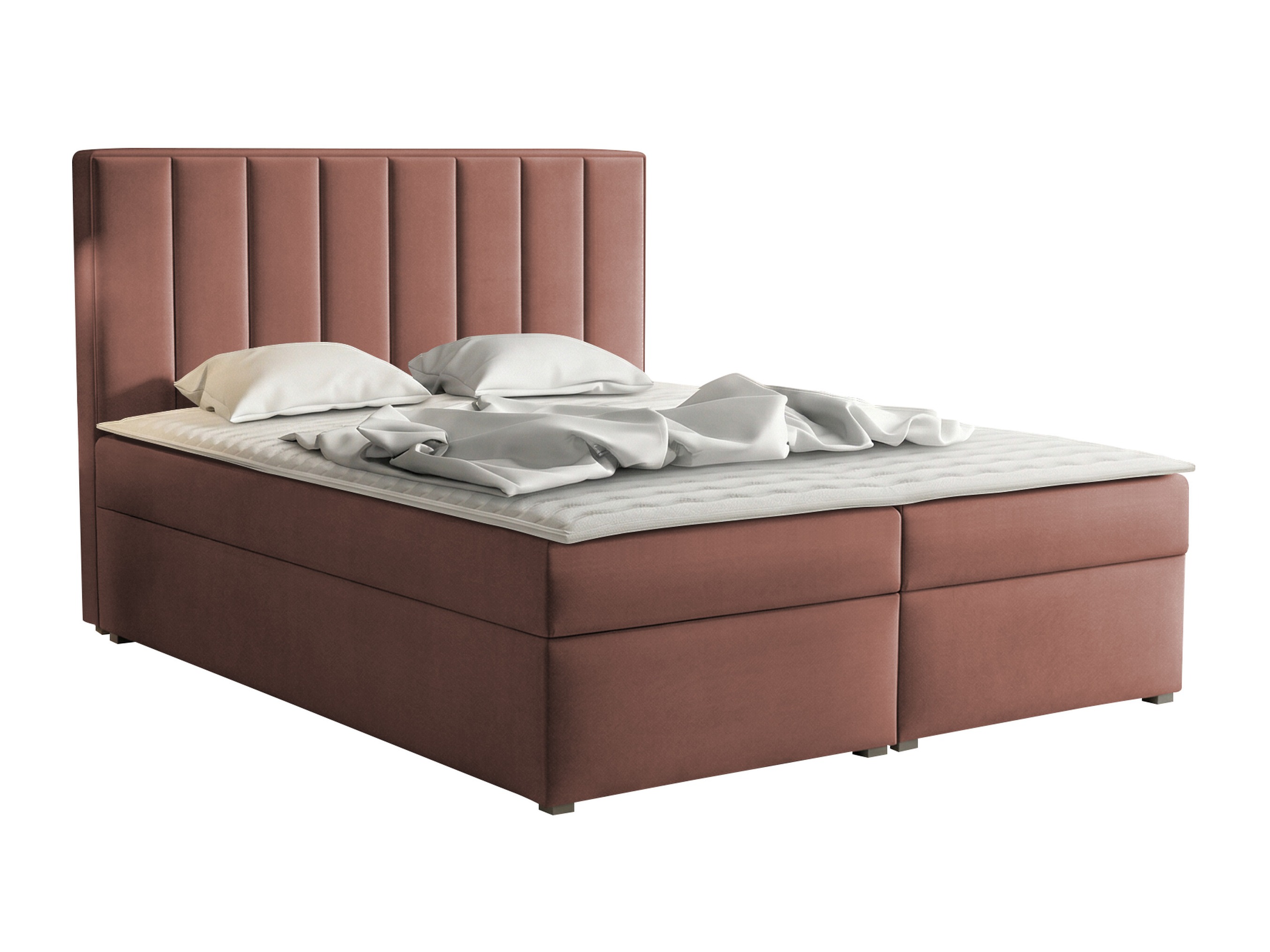 Κρεβάτι continental Pomona 116 (Magic βελούδινο 2258)