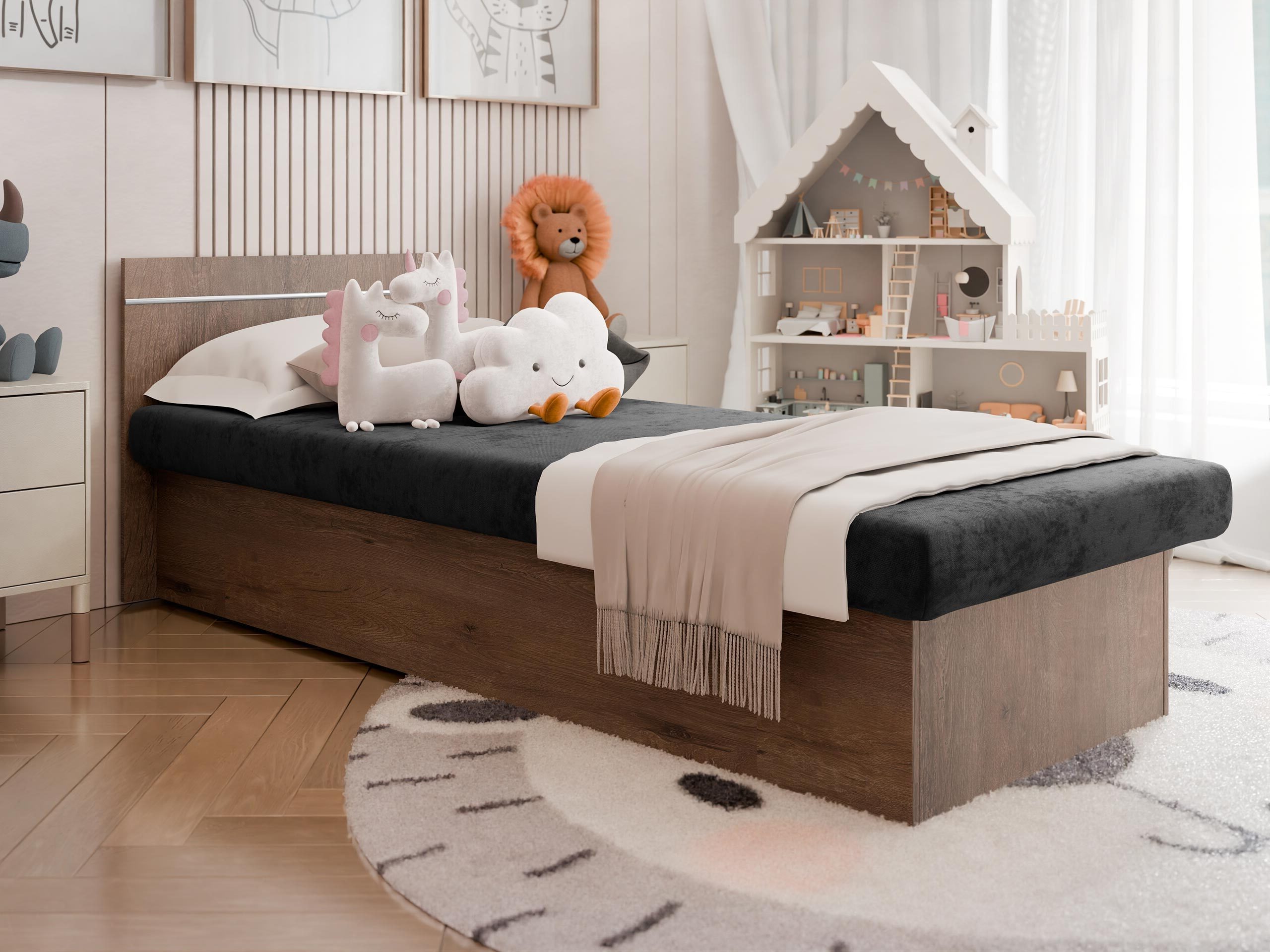 Κρεβάτι Dover 101 (Suedine 24)