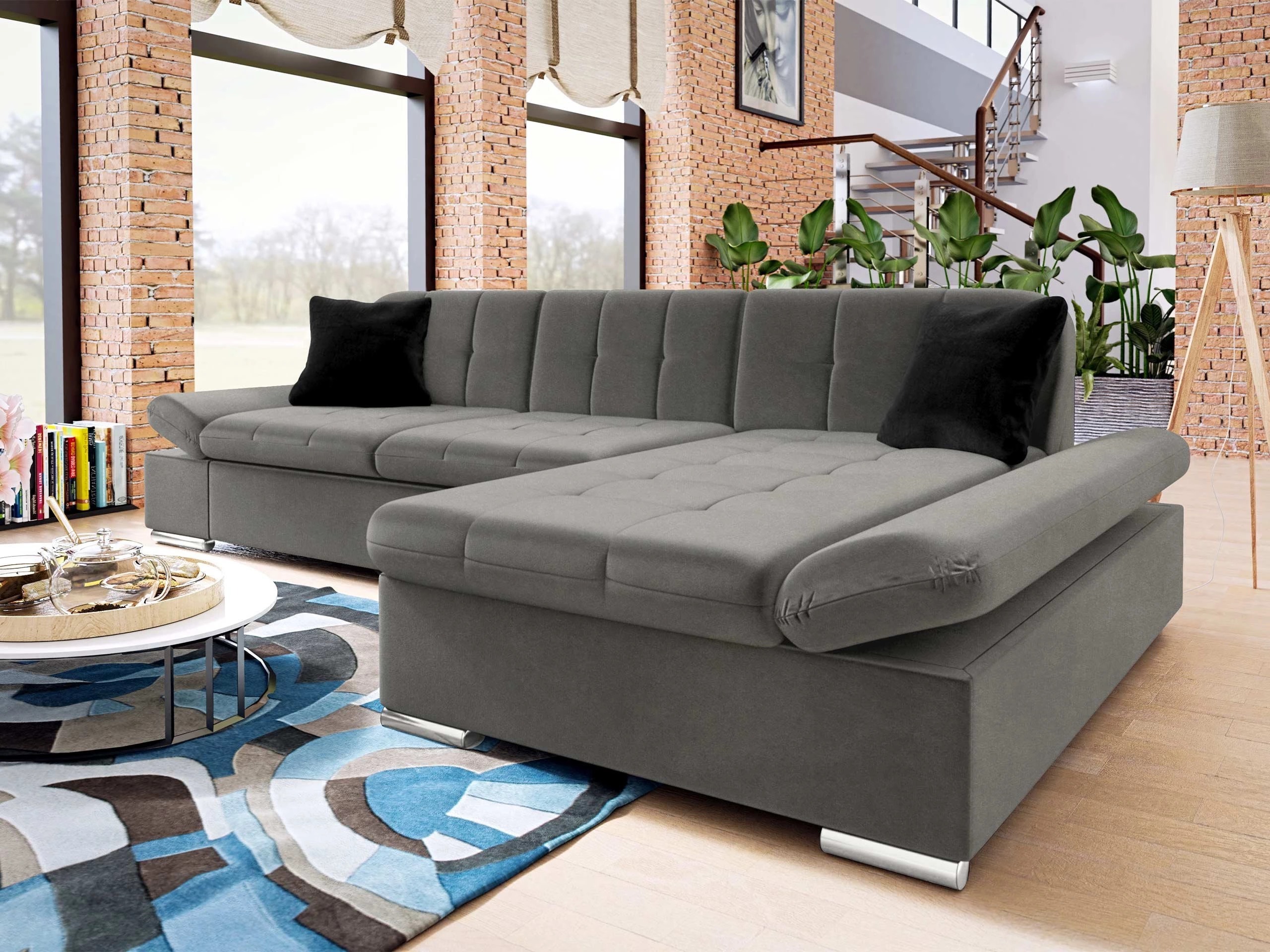 Γωνιακός Καναπές Comfivo Sanitas I (Magic Velvet 2217 + Magic Velvet 2219)