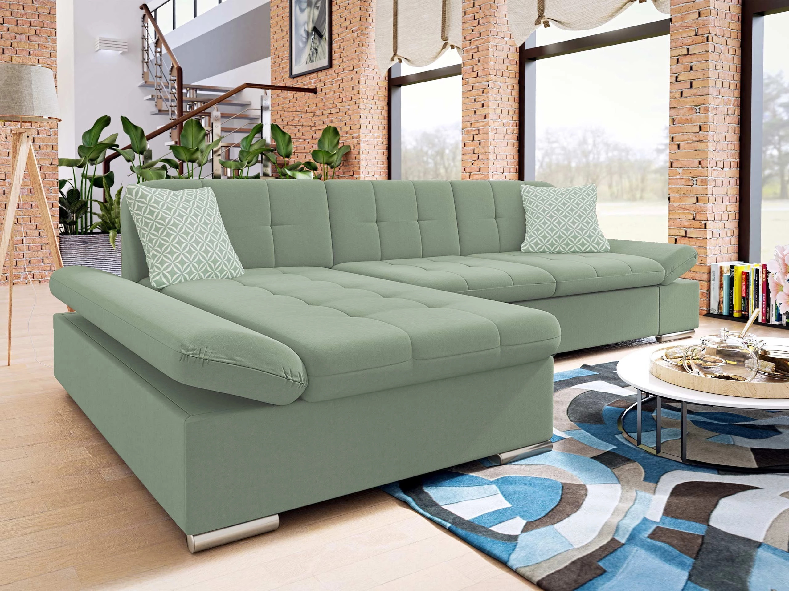 Γωνιακός Καναπές Comfivo Sanitas I (Uttario Velvet 2954 + Evo 29)
