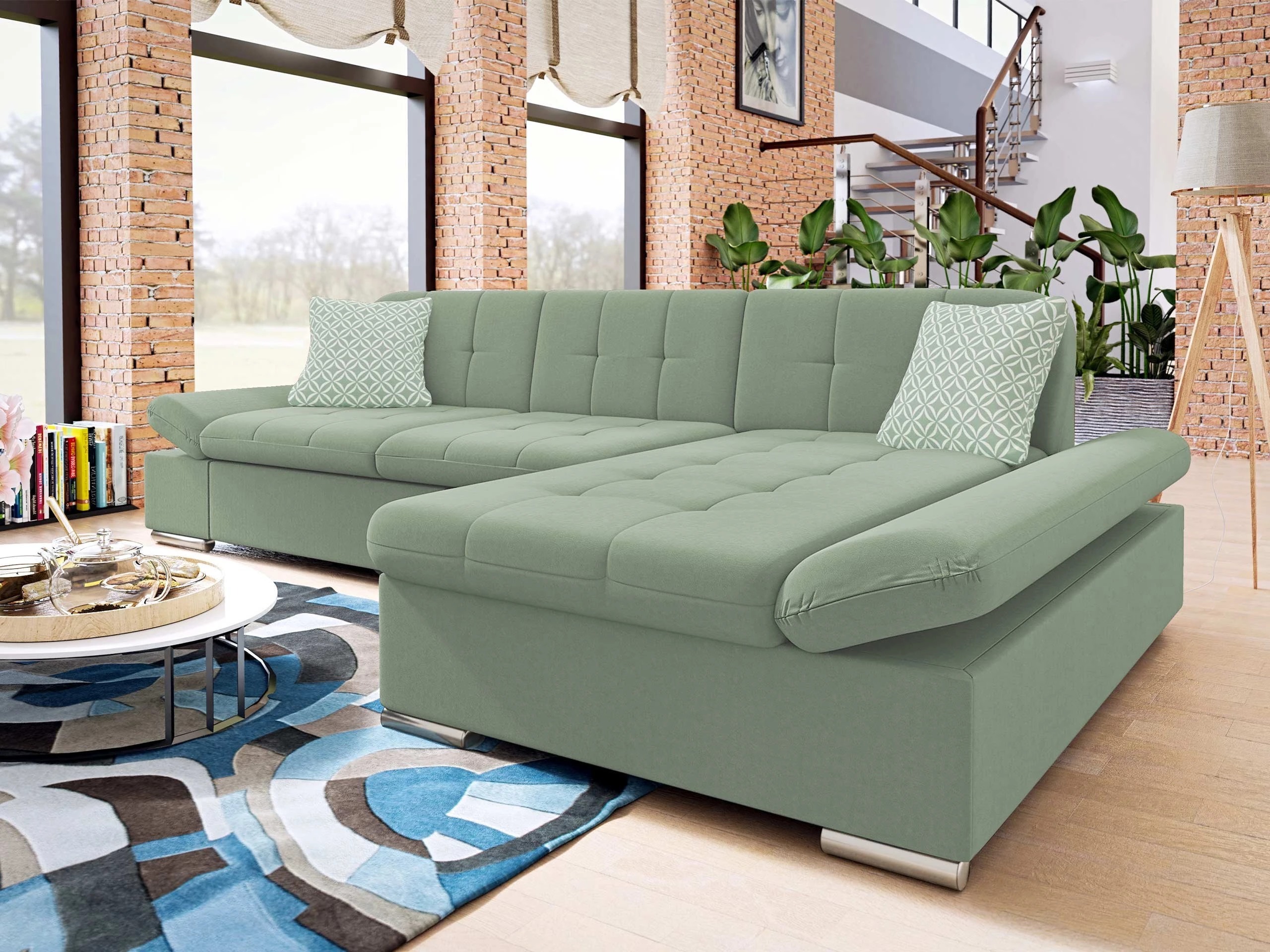 Γωνιακός Καναπές Comfivo Sanitas I (Uttario Velvet 2954 + Evo 29)