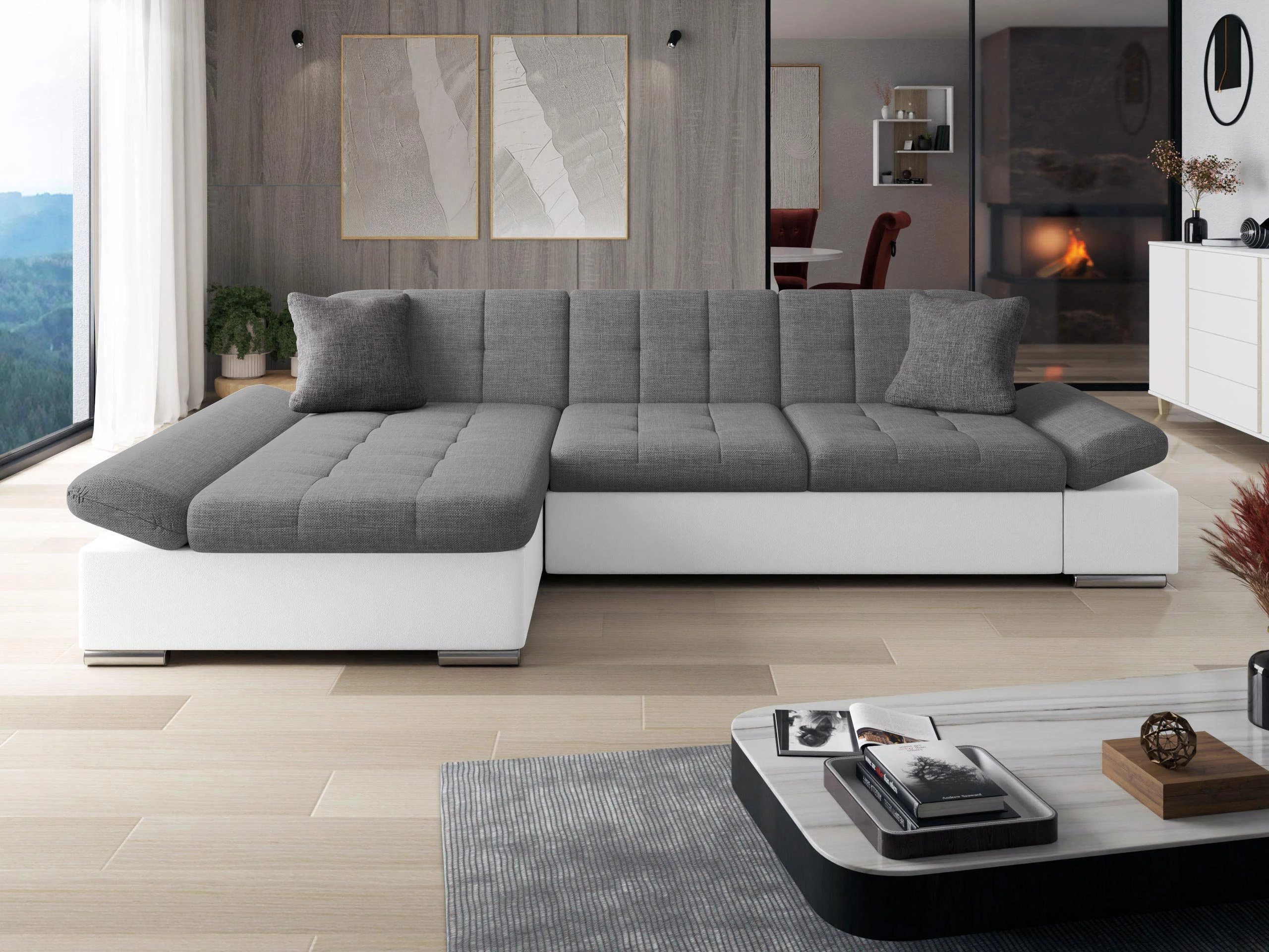 Γωνιακός Καναπές Comfivo Serenitas (Soft 017 + Lux 05 + Lux 06)