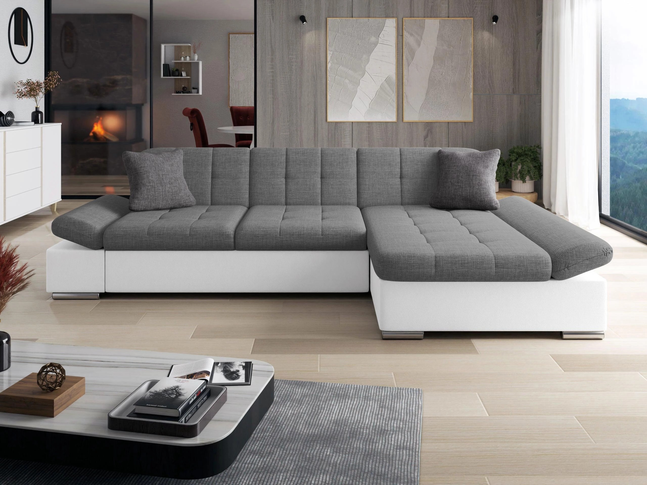 Γωνιακός Καναπές Comfivo Serenitas (Soft 017 + Lux 05 + Lux 06)