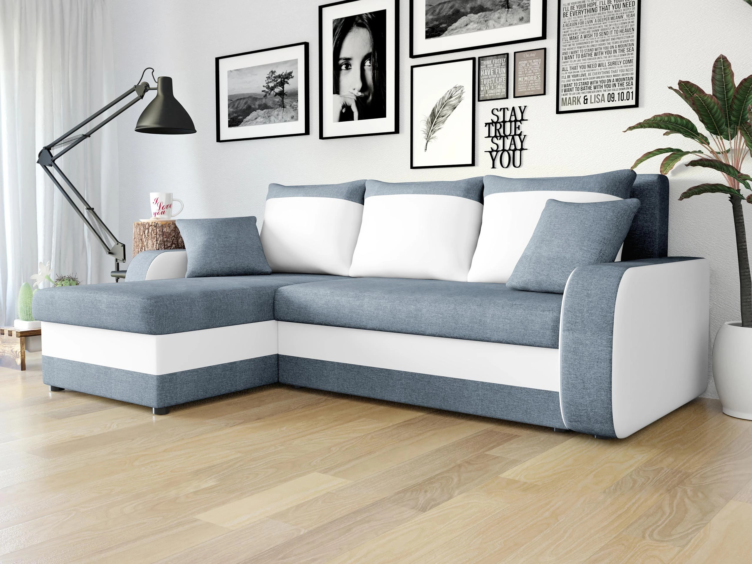 Γωνιακός Καναπές Comfivo Melissa (Bristol 2442 + Soft 017)