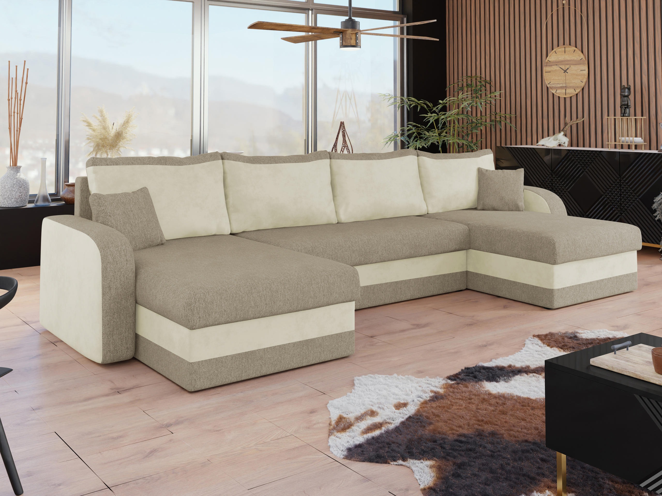 Γωνιακός Καναπές Comfivo Melissa III (Matana 17 + Polo 872)
