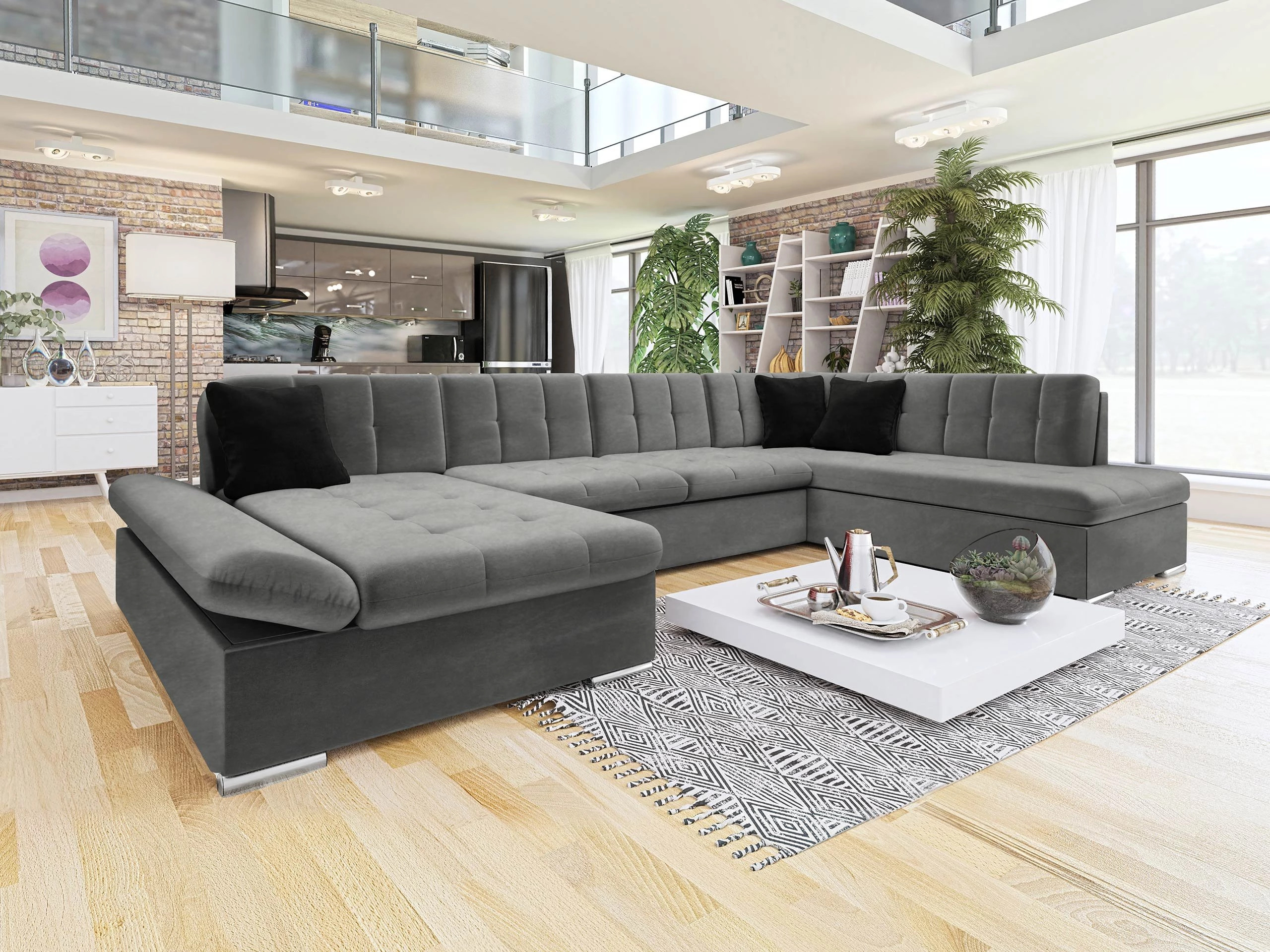 Γωνιακός Καναπές Comfivo Tilia I (Magic Velvet 2217 + Magic Velvet 2219)