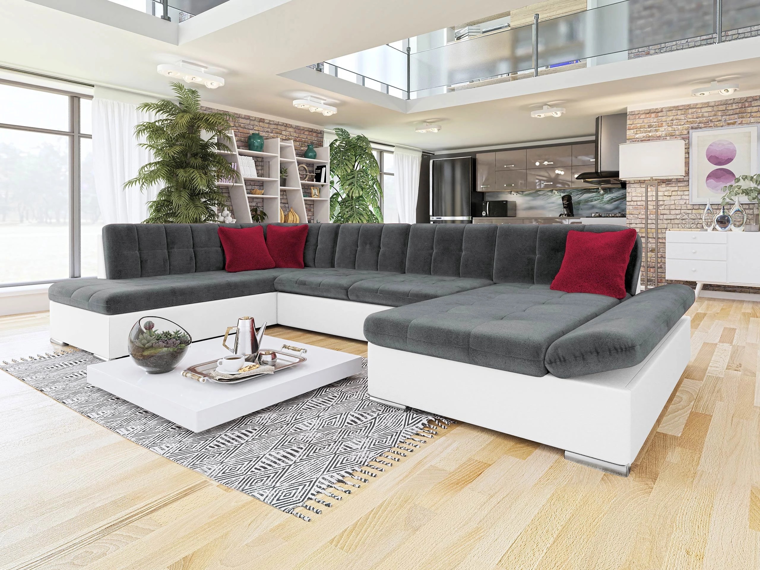 Γωνιακός Καναπές Comfivo Tilia I (Soft 017 + Kronos 22 + Kronos 02)