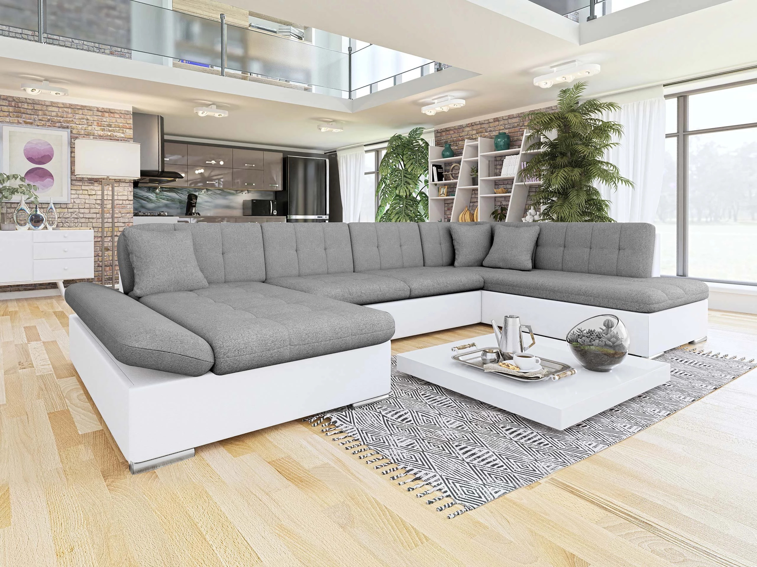 Γωνιακός Καναπές Comfivo Tilia I (Soft 017 + Soul 17)