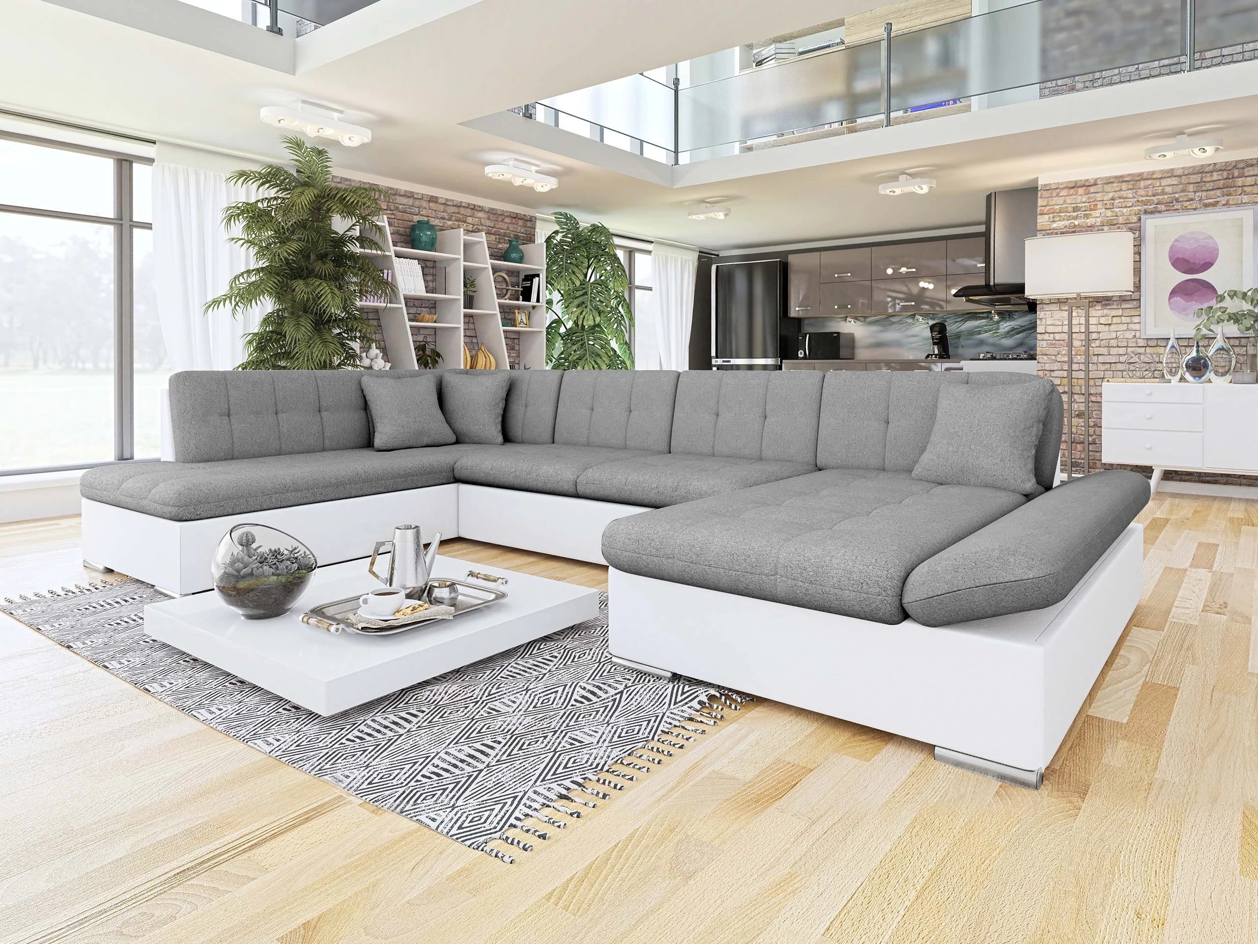 Γωνιακός Καναπές Comfivo Tilia I (Soft 017 + Soul 17)