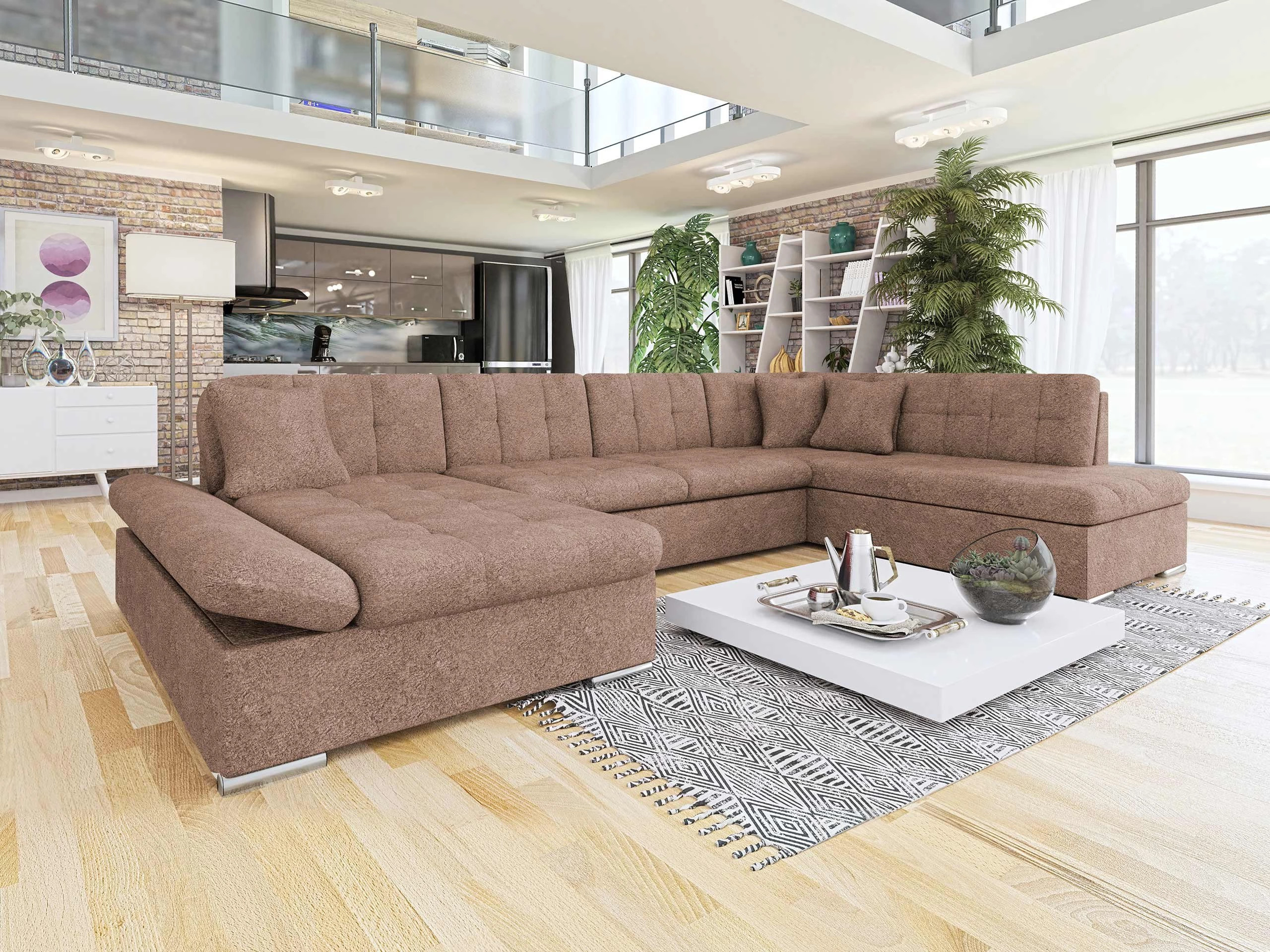 Γωνιακός Καναπές Comfivo Tilia I (Coral 45)