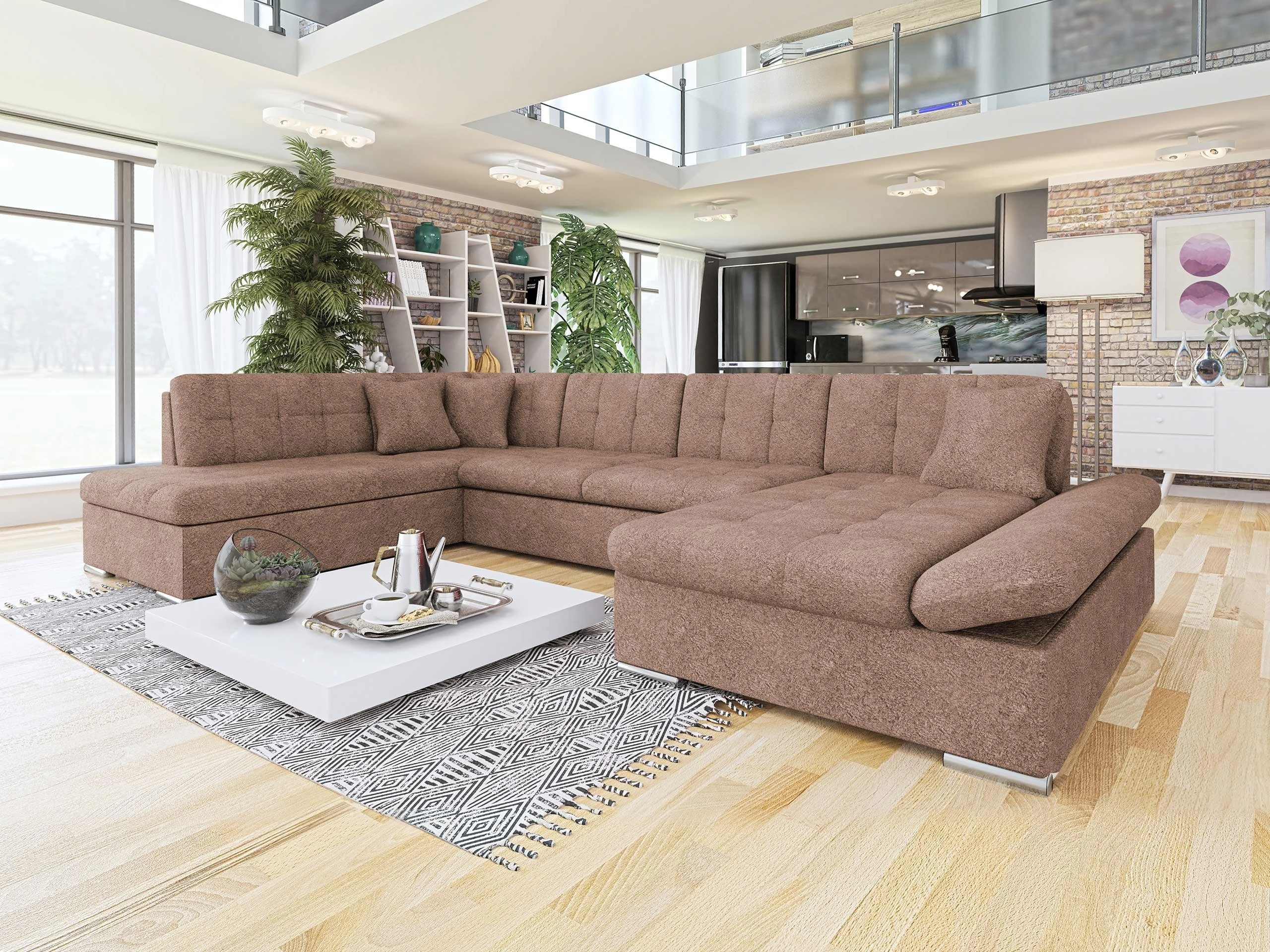 Γωνιακός Καναπές Comfivo Tilia I (Coral 45)