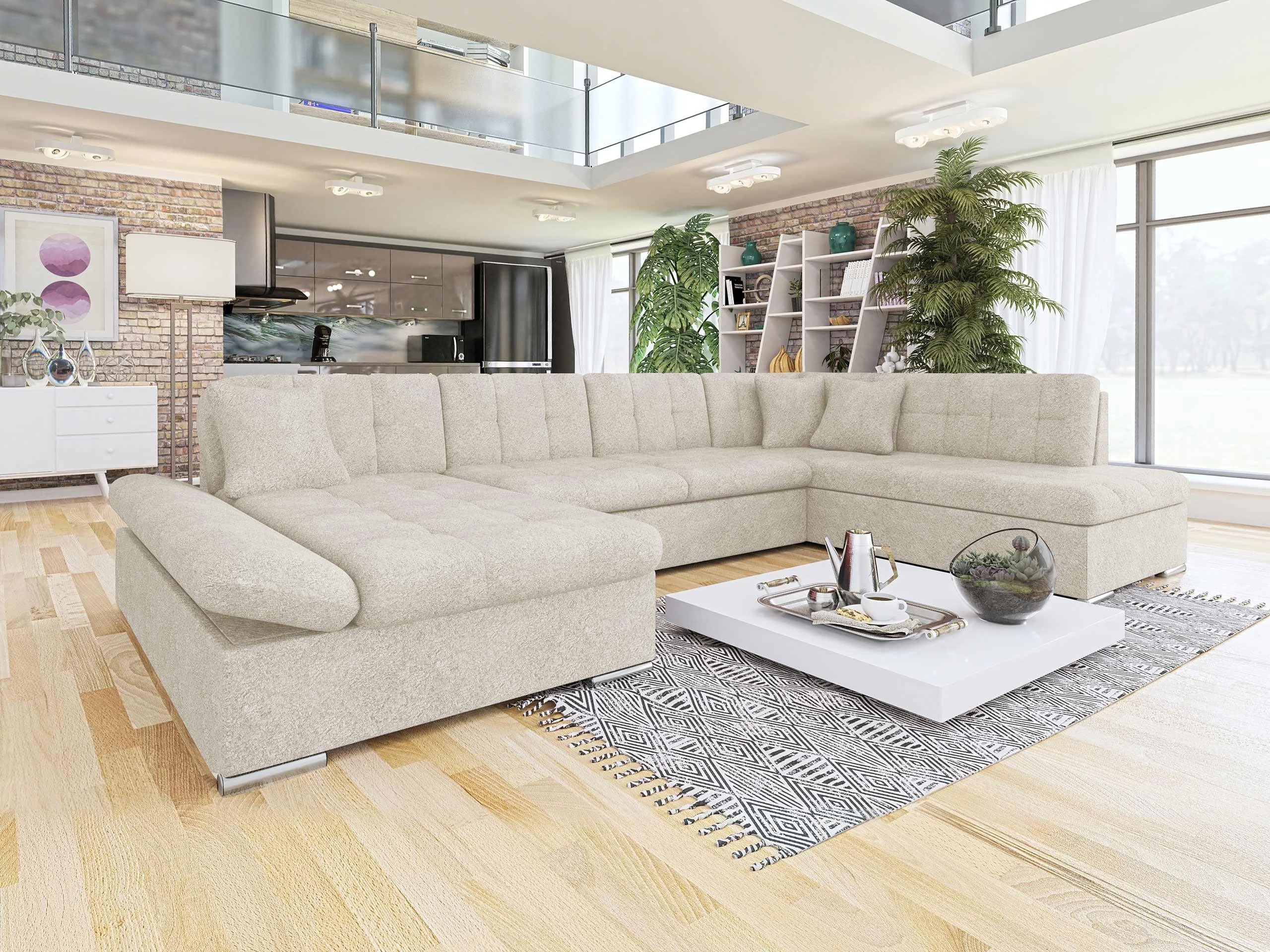 Γωνιακός Καναπές Comfivo Tilia I (Coral 65)