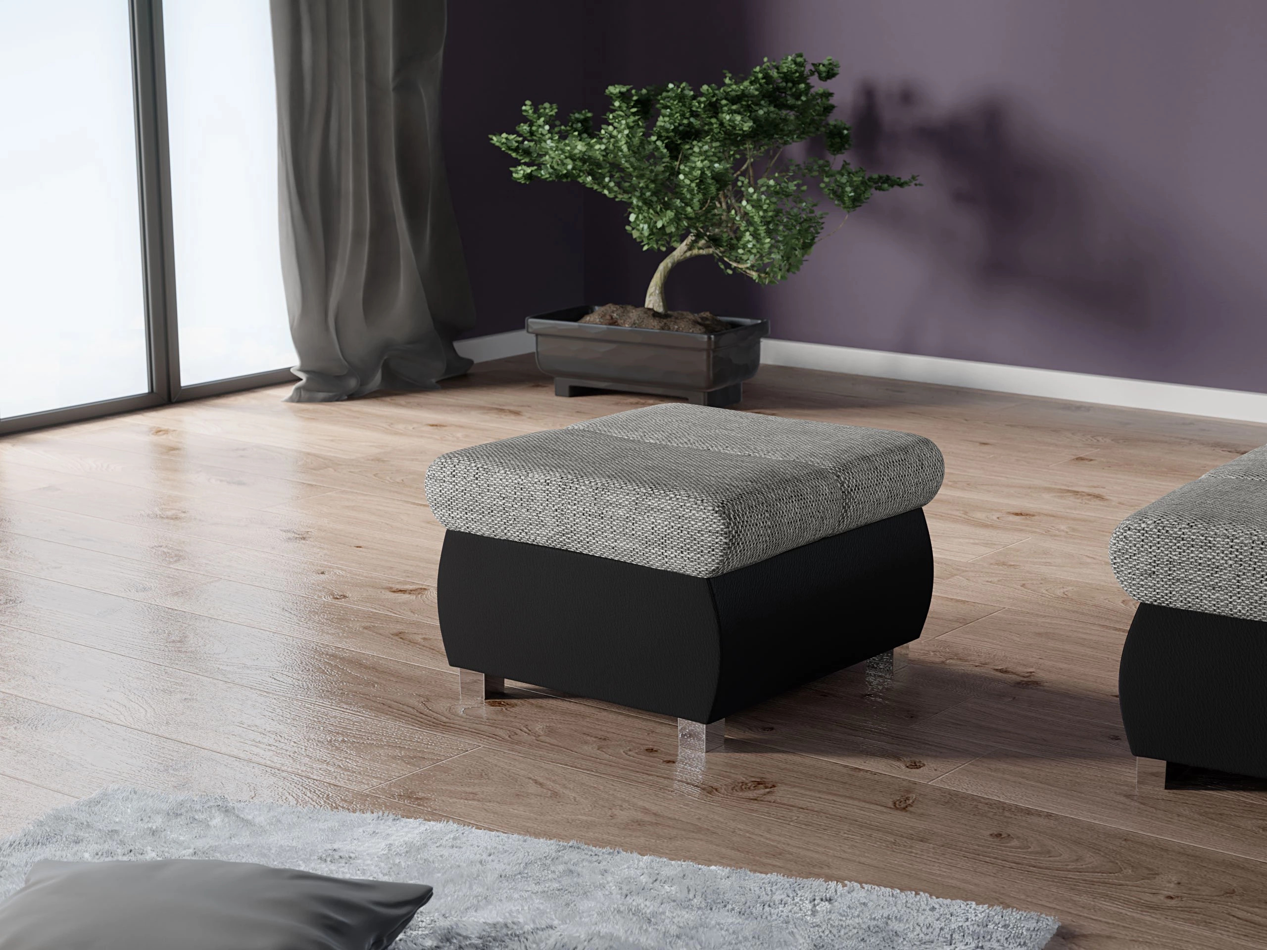 Σκαμπό σαλονιού Comfivo Olivetum (Soft 011 + Lawa 05)