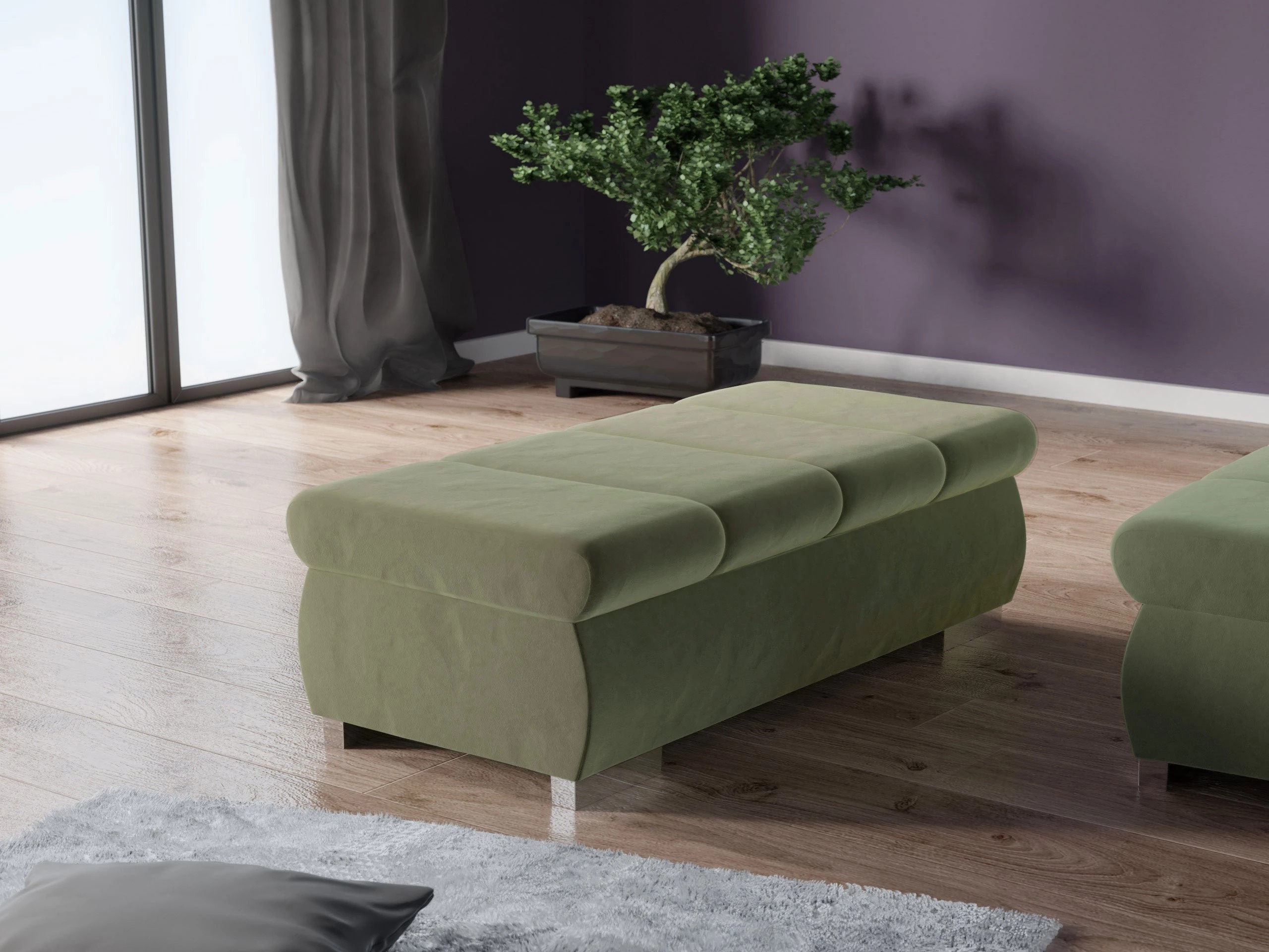 Ταμπουρέ Comfivo Olivetum I (Magic Velvet 2243)