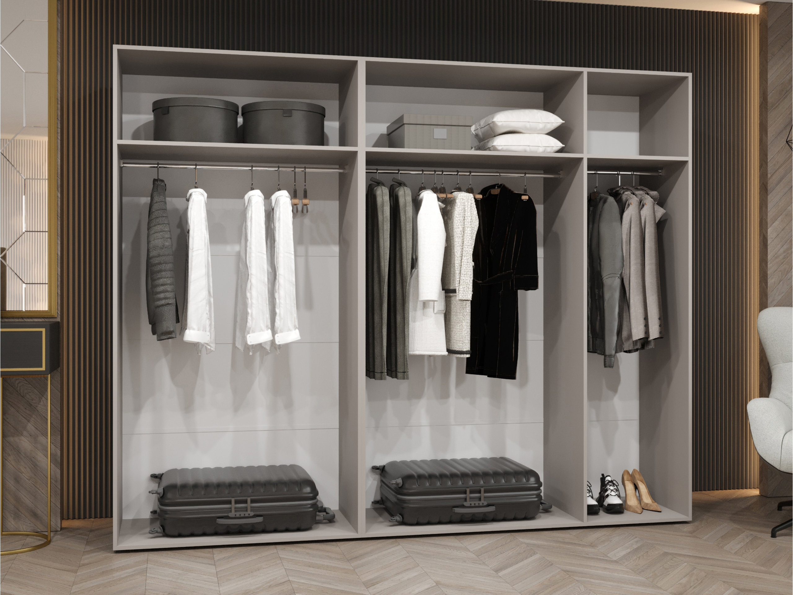 Ντουλάπα Hartford 626 (Άσπρο)
