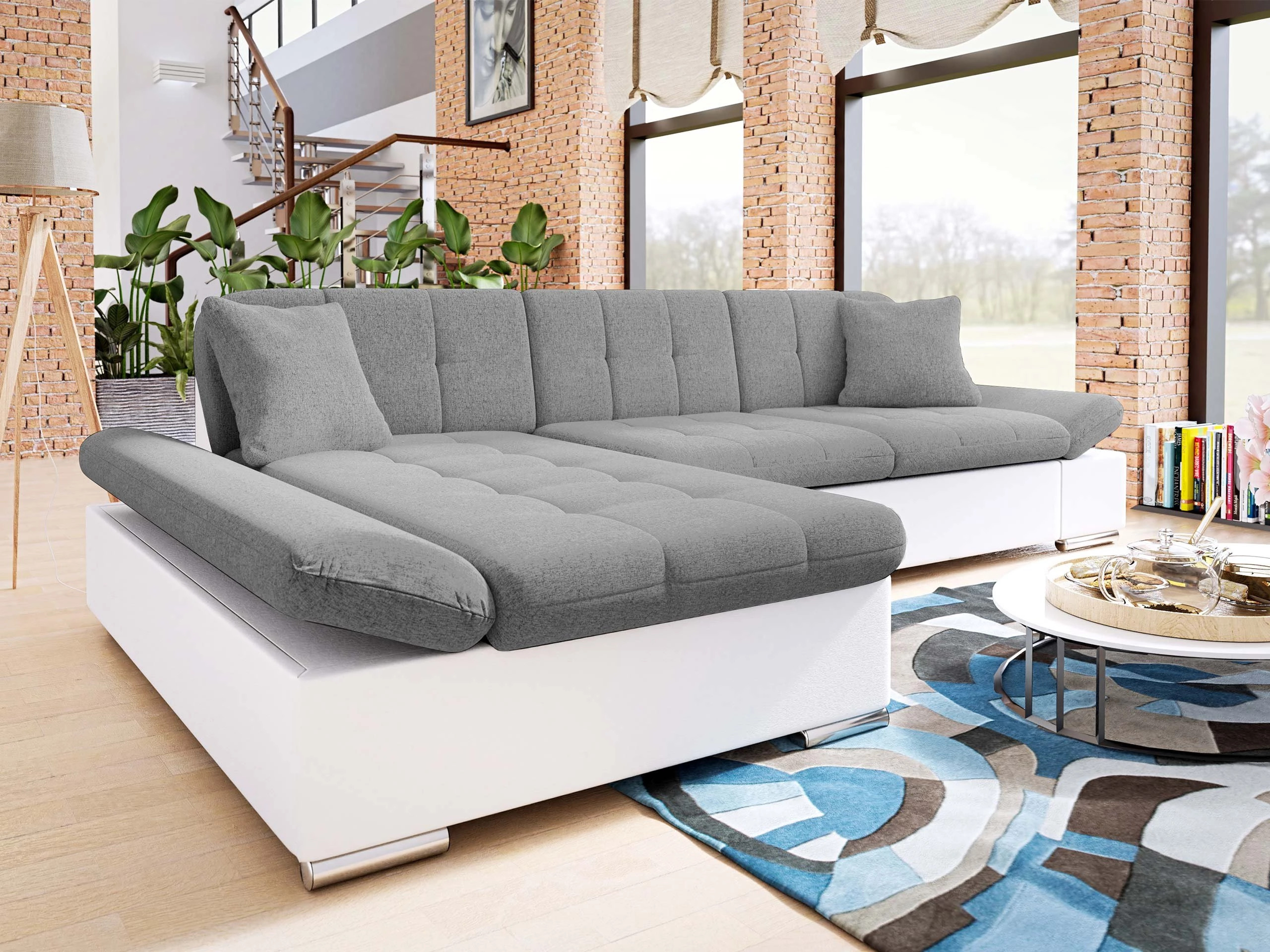 Γωνιακός Καναπές Comfivo Sanitas I (Soft 017 + Soul 17)