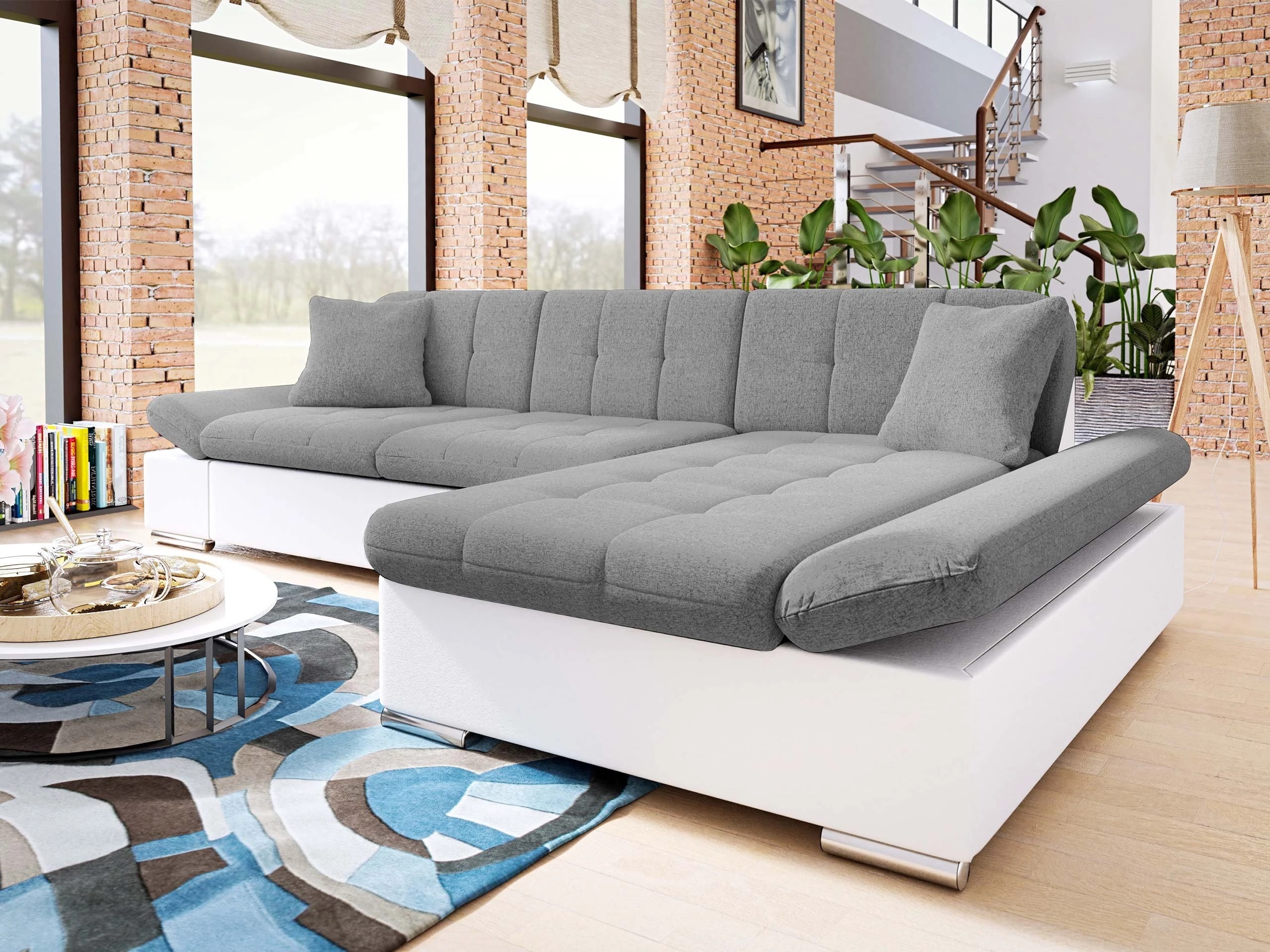 Γωνιακός Καναπές Comfivo Sanitas I (Soft 017 + Soul 17)