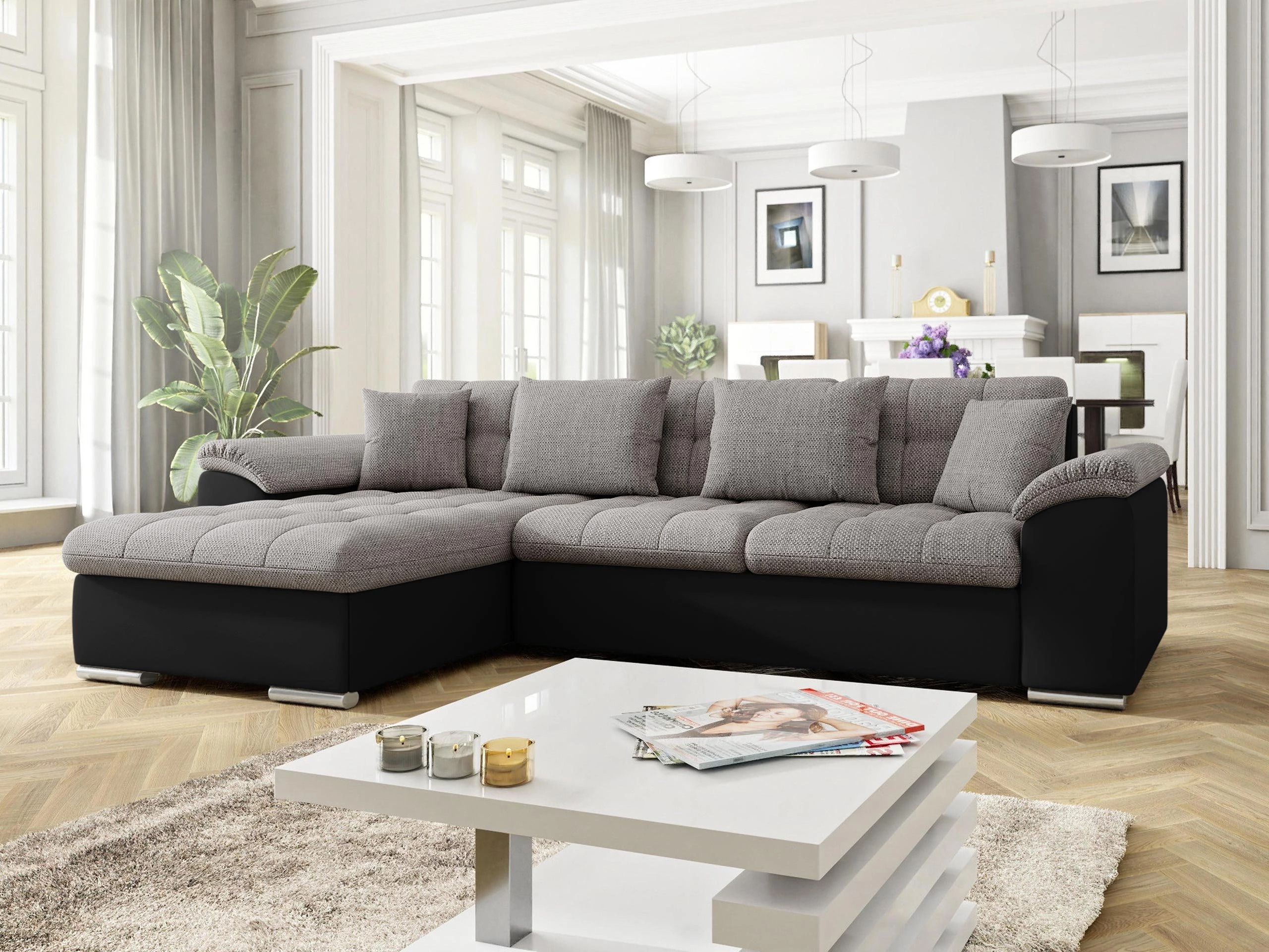 Γωνιακός Καναπές Comfivo Mica (Soft 011 + Lawa 05)