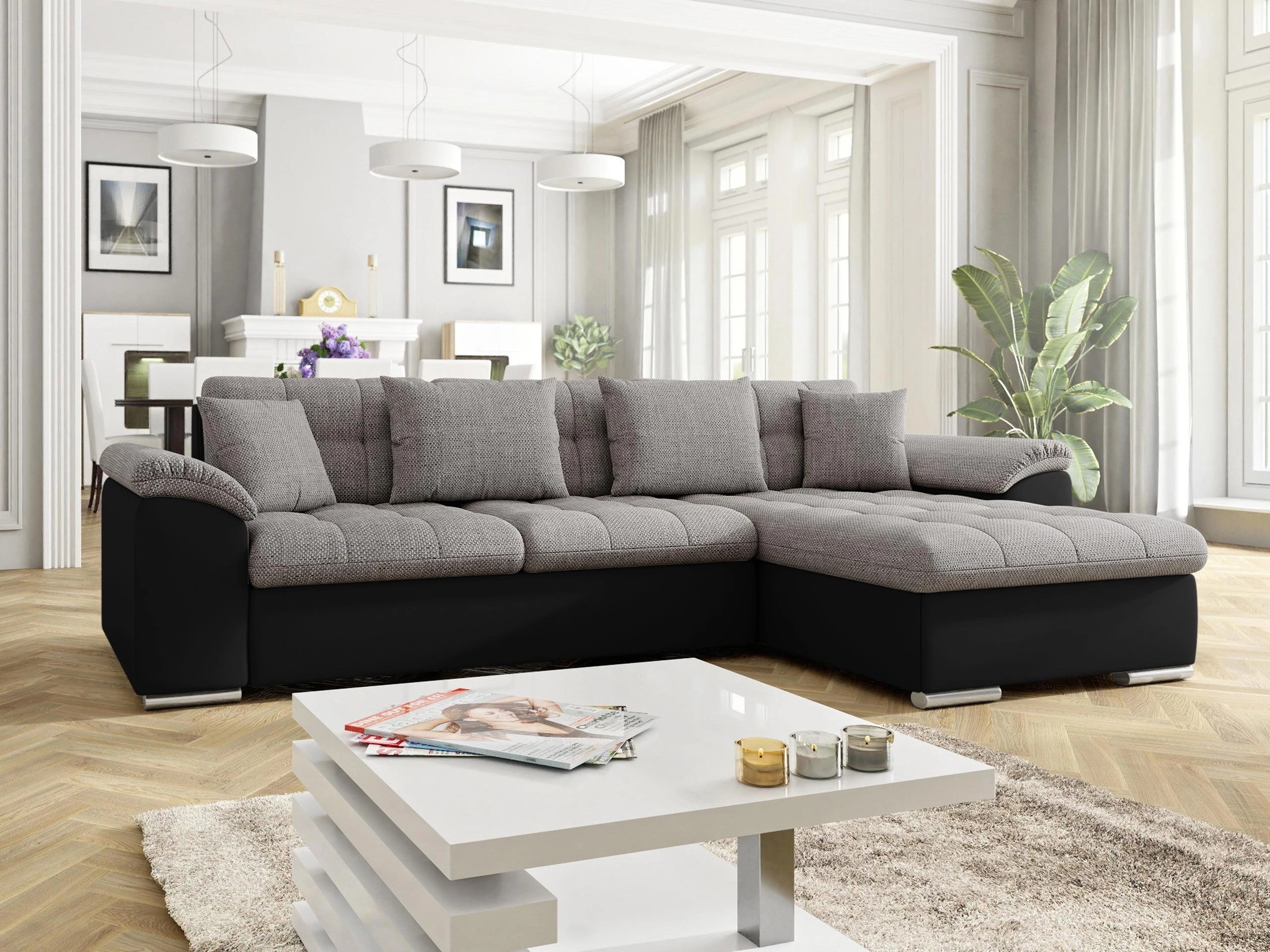 Γωνιακός Καναπές Comfivo Mica (Soft 011 + Lawa 05)