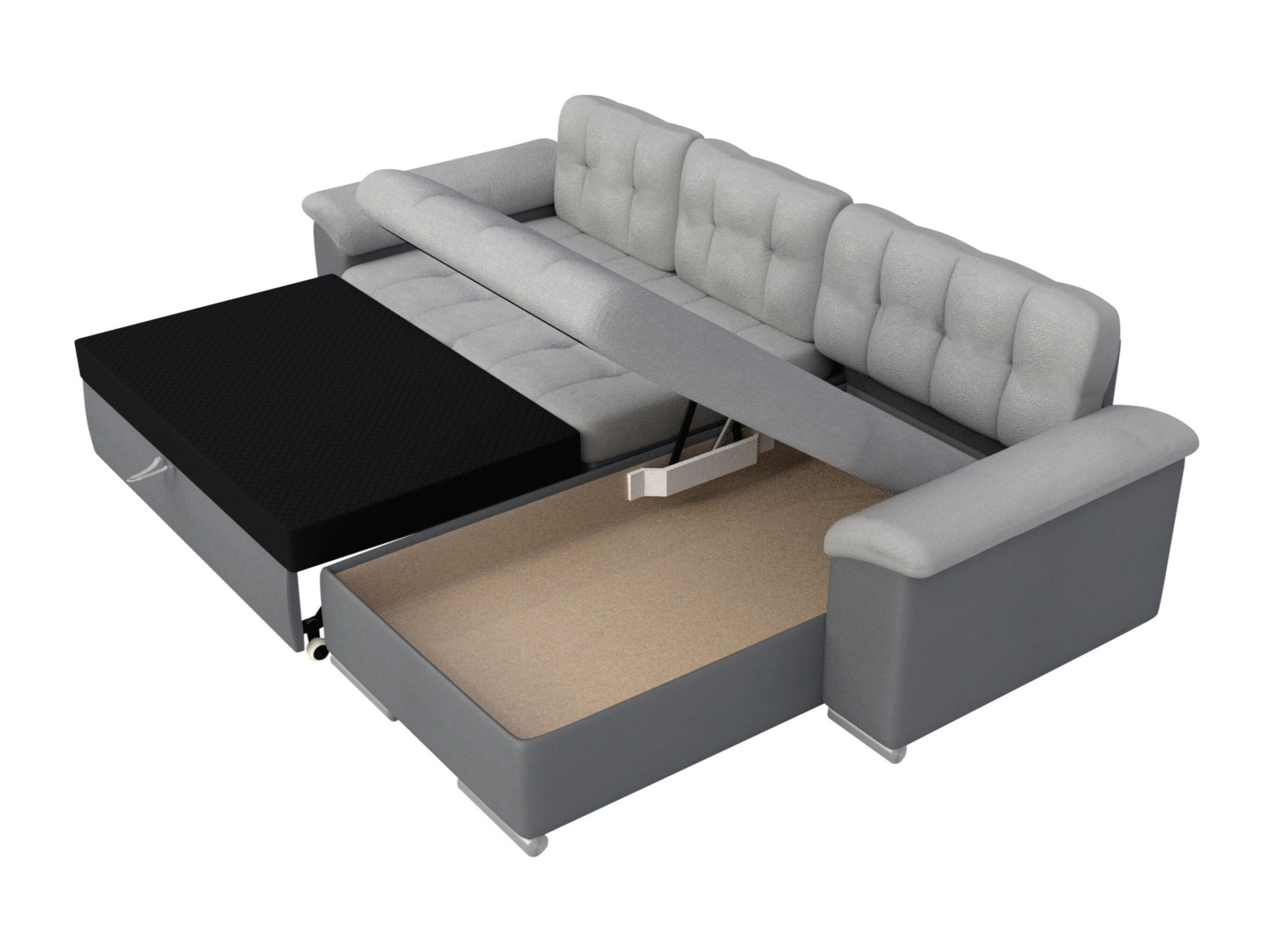 Γωνιακός Καναπές Comfivo Mica (Soft 011 + Lawa 05)