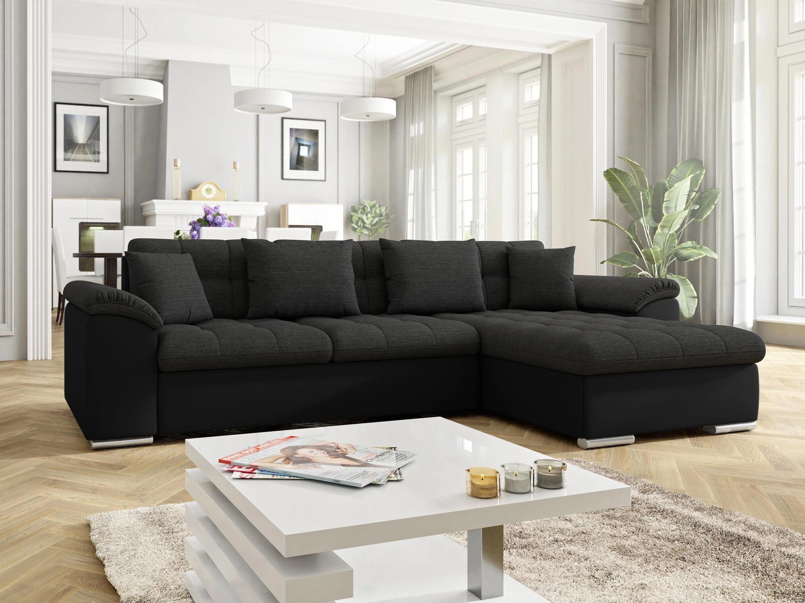 Γωνιακός Καναπές Comfivo Mica (Soft 011 + Soul 20)