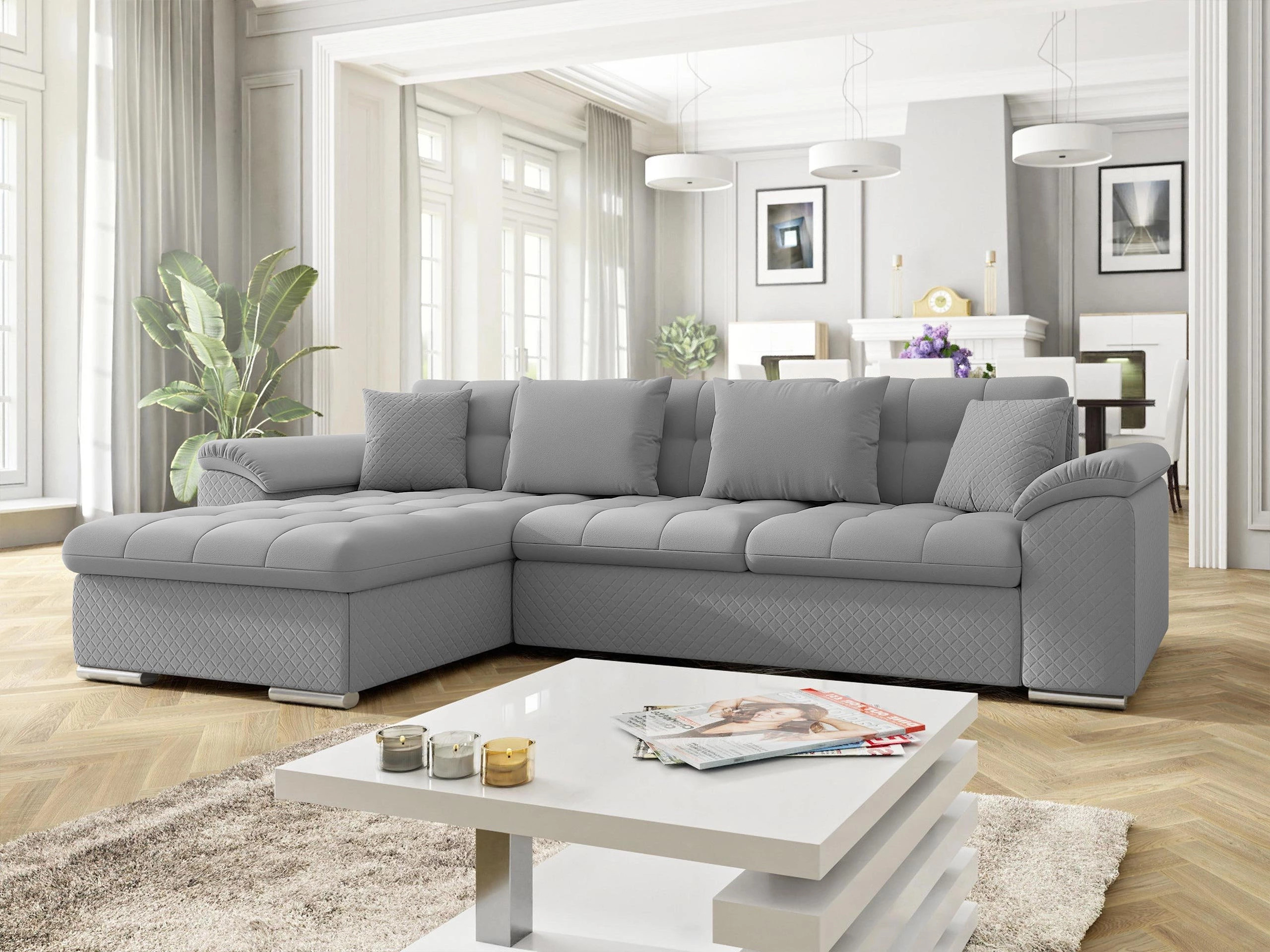 Γωνιακός Καναπές Comfivo Mica (Uttario Velvet 2972-U03 + Uttario Velvet 2972)