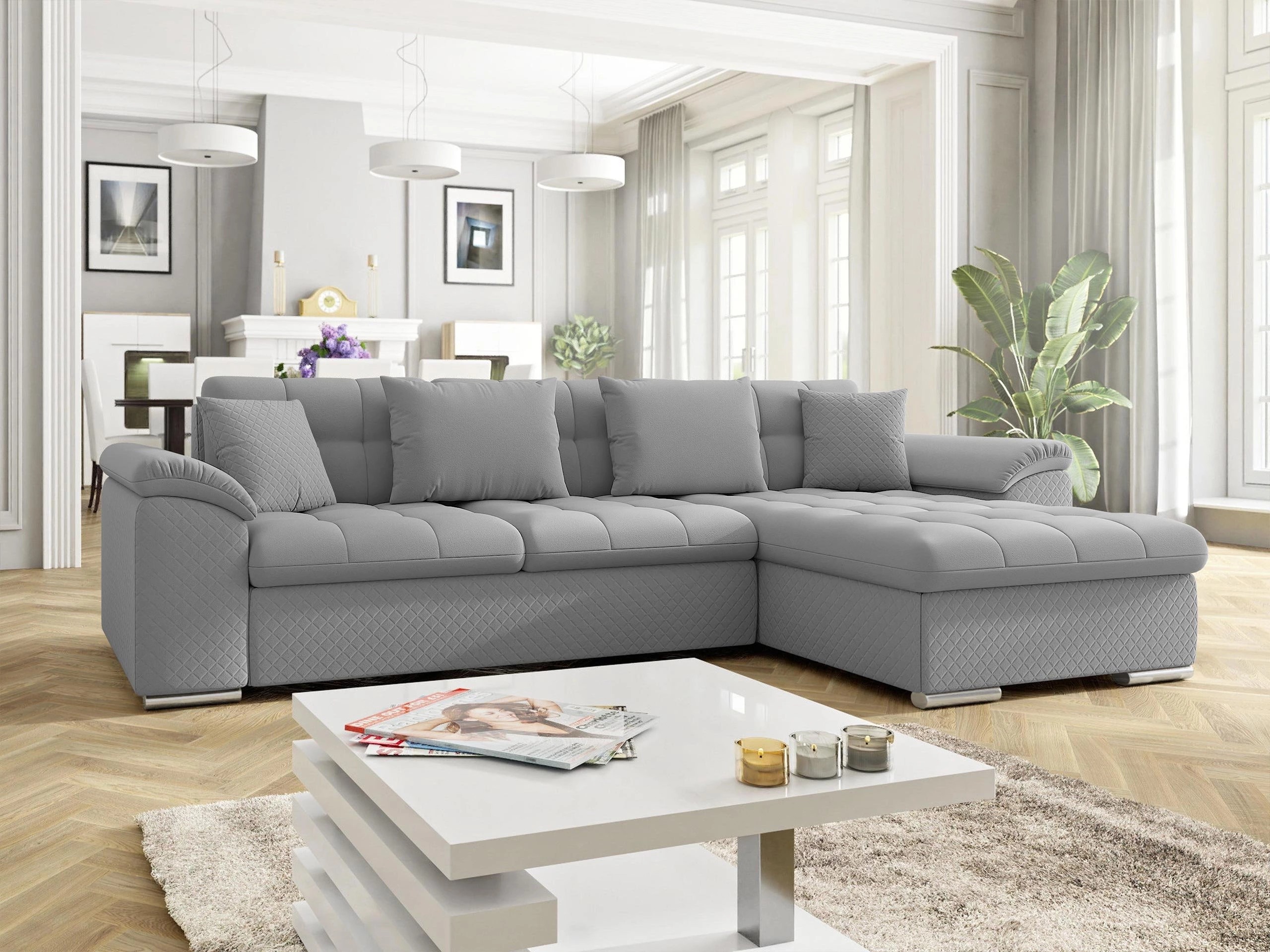 Γωνιακός Καναπές Comfivo Mica (Uttario Velvet 2972-U03 + Uttario Velvet 2972)