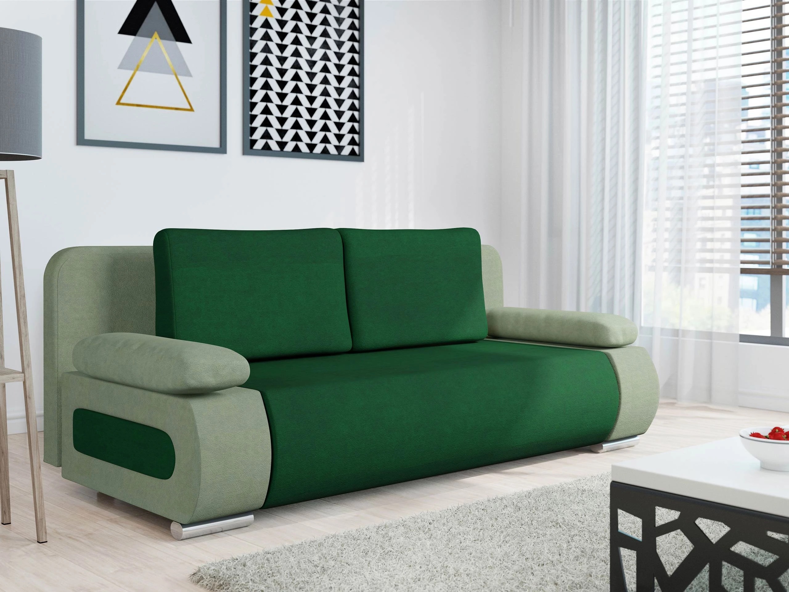 Καναπές-κρεβάτι Comfivo Pudor (Uttario Velvet 2954 + Uttario Velvet 2951)