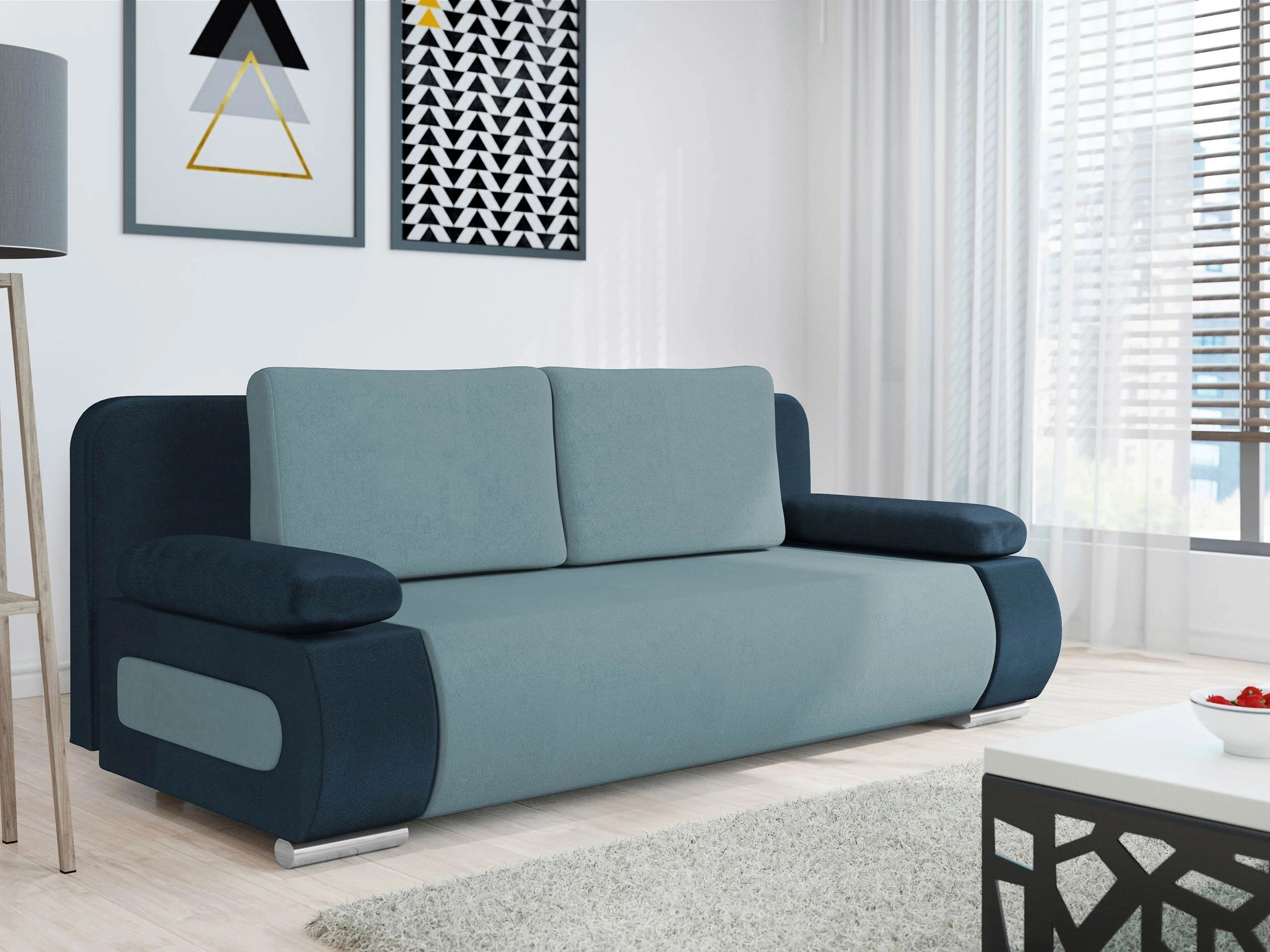 Καναπές-κρεβάτι Comfivo Pudor (Uttario Velvet 2967 + Uttario Velvet 2960)