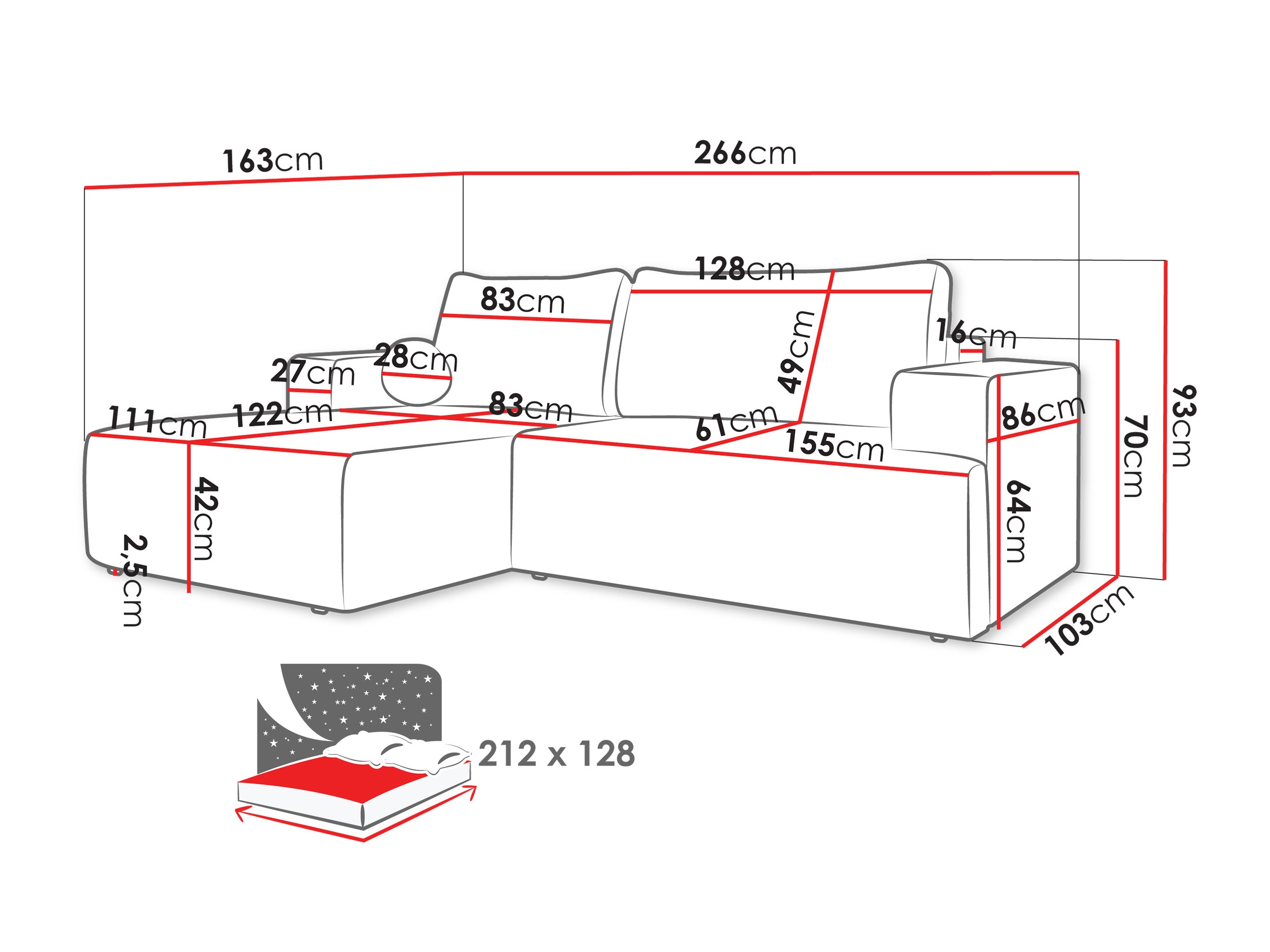 Γωνιακός Καναπές Comfivo Societas (Poso 05)