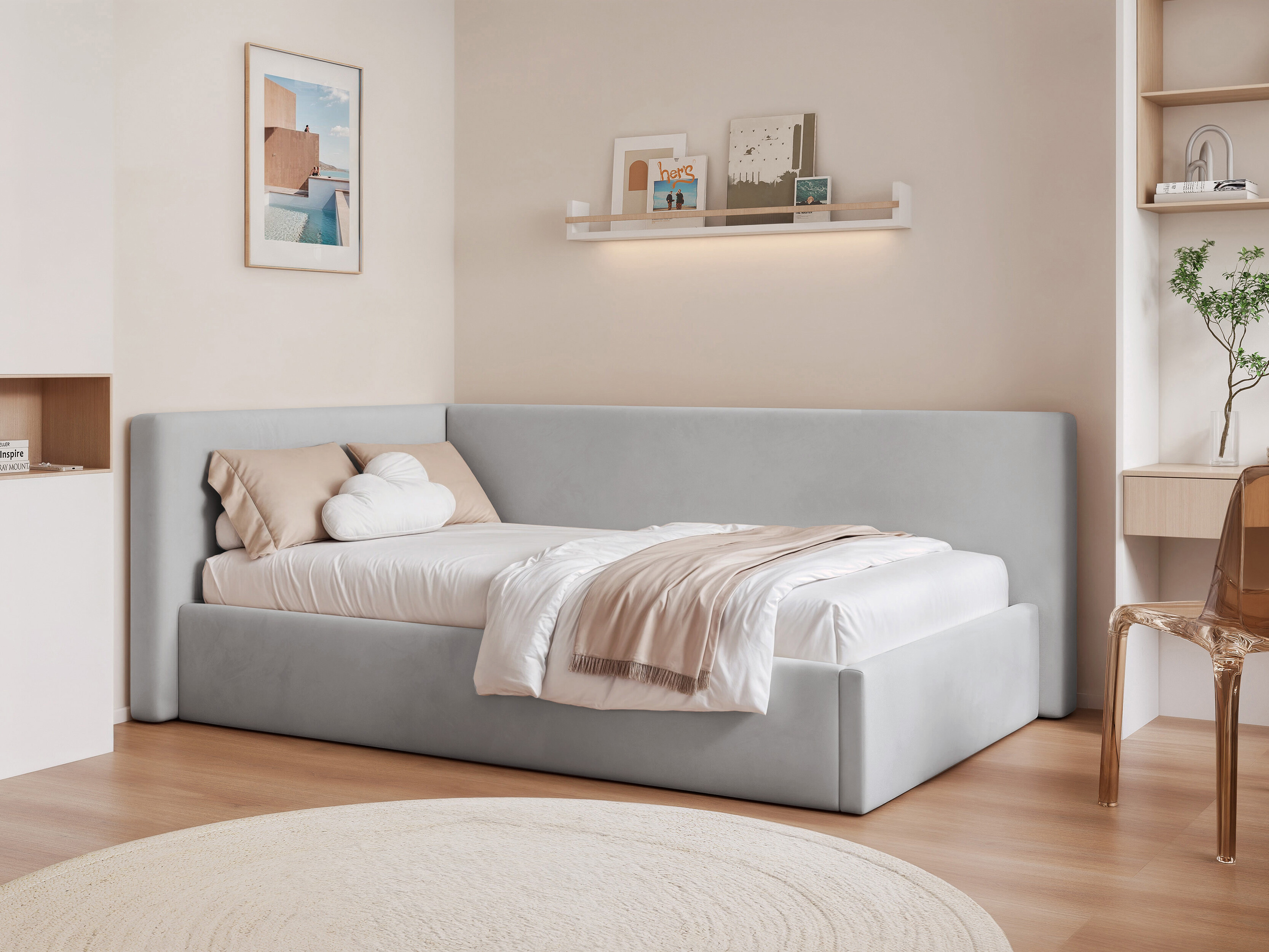 Κρεβάτι Martinez 132 (Magic Velvet 2218)