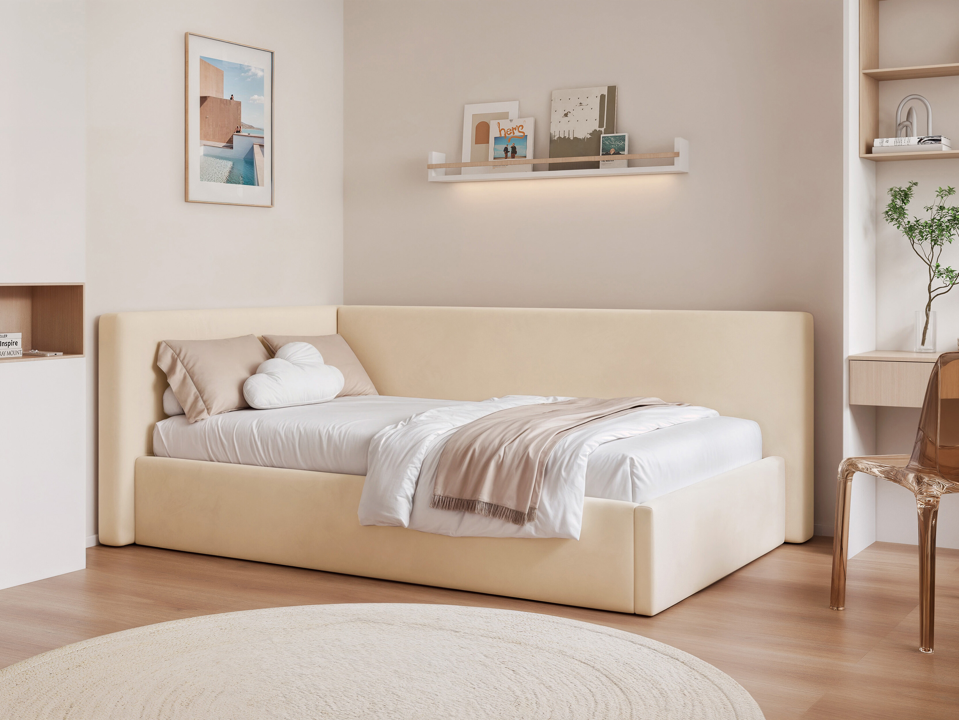 Κρεβάτι Martinez 132 (Magic Velvet 2280)