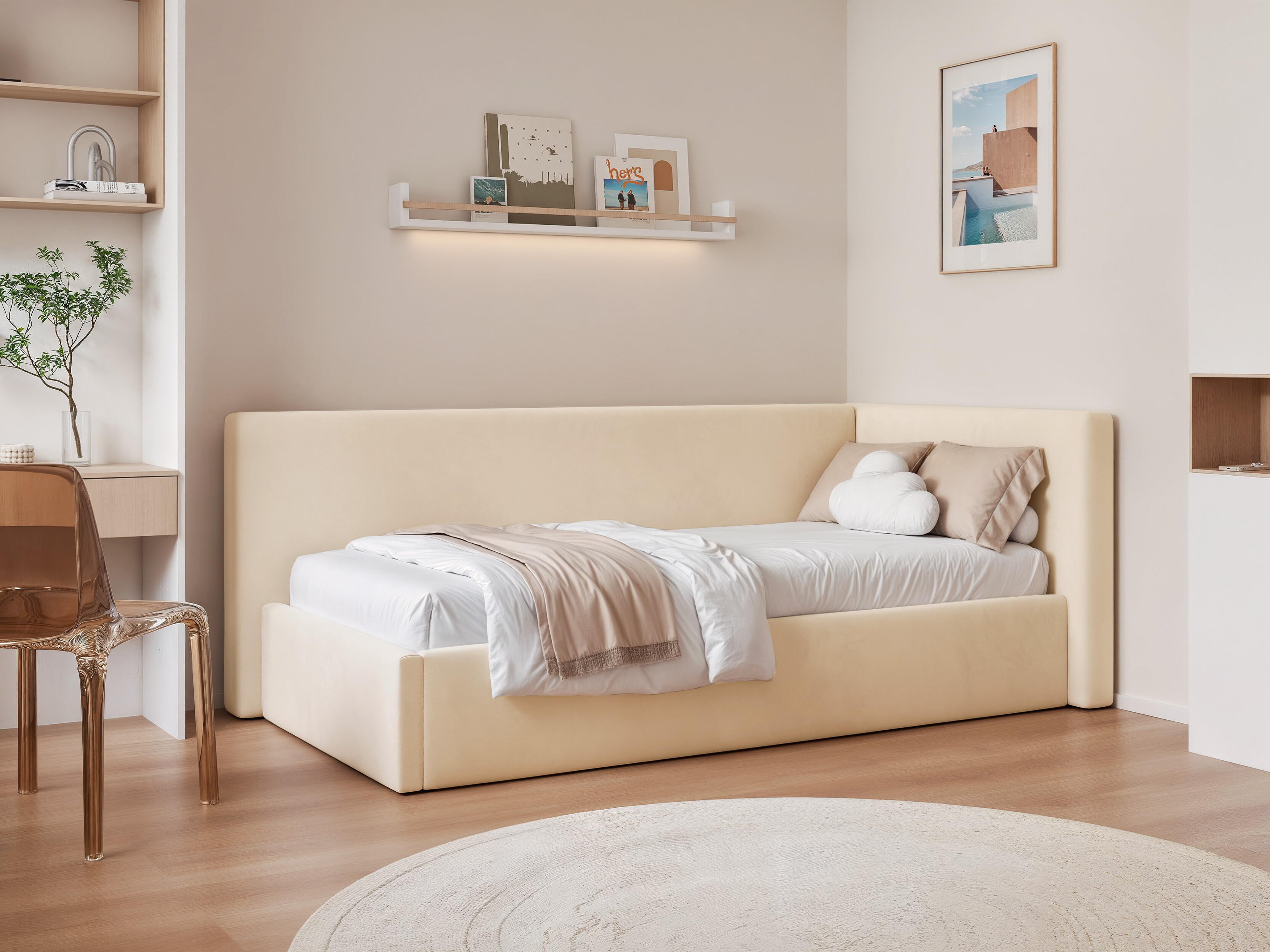 Κρεβάτι Martinez 132 (Magic Velvet 2280)
