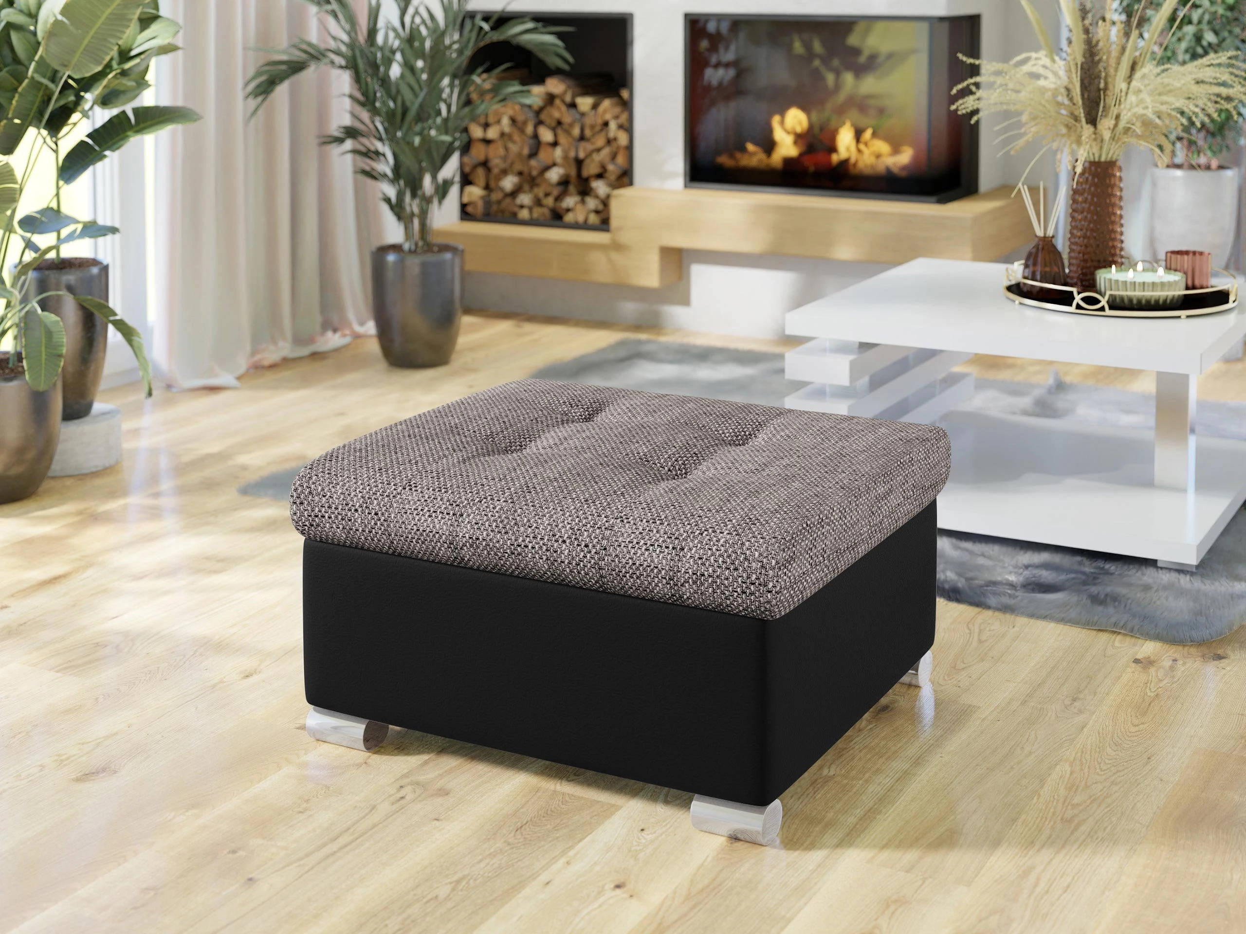 Σκαμπό σαλονιού Comfivo Gemma (Soft 011 + Lawa 05)