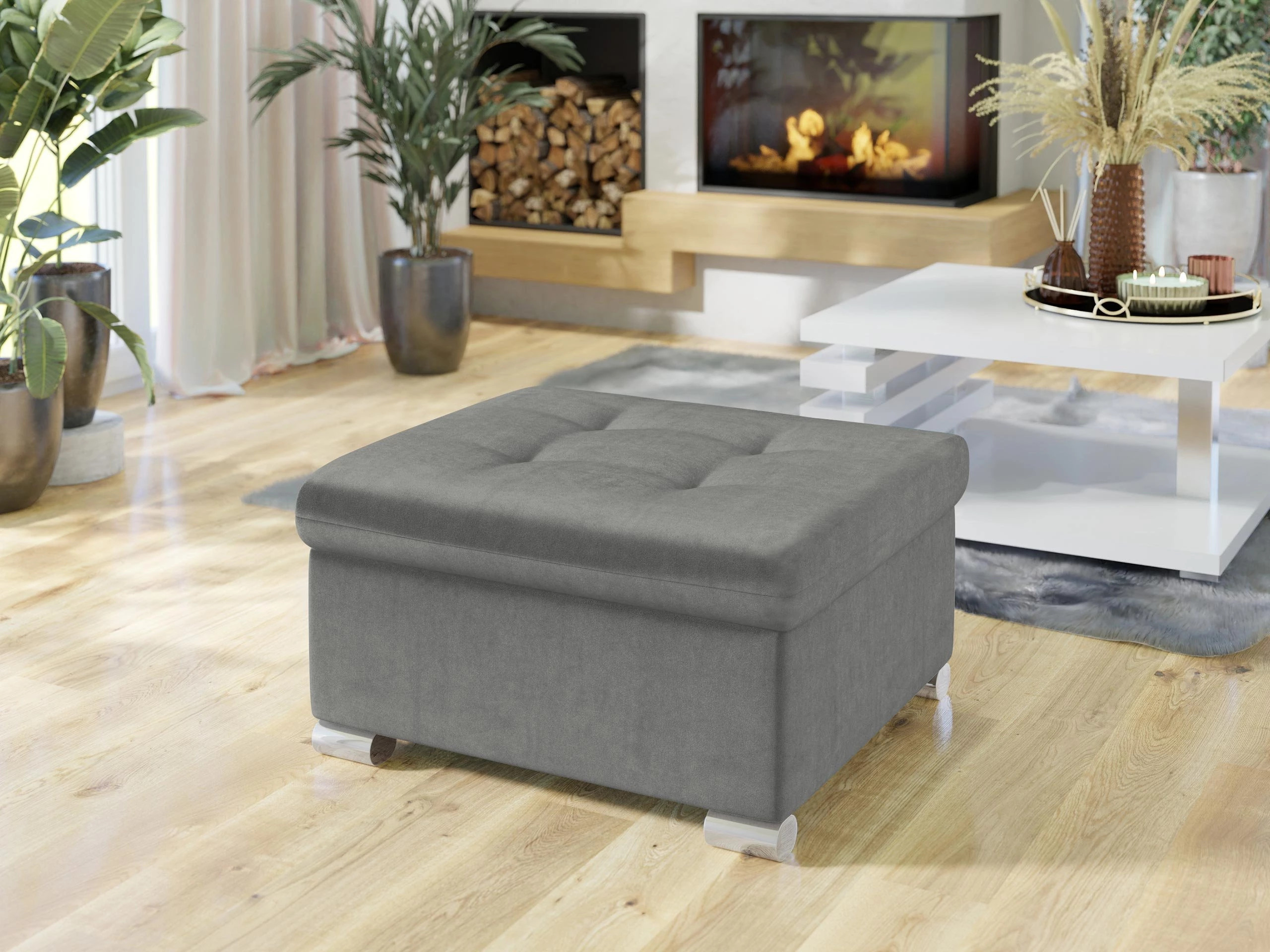 Σκαμπό σαλονιού Comfivo Gemma (Magic Velvet 2217)