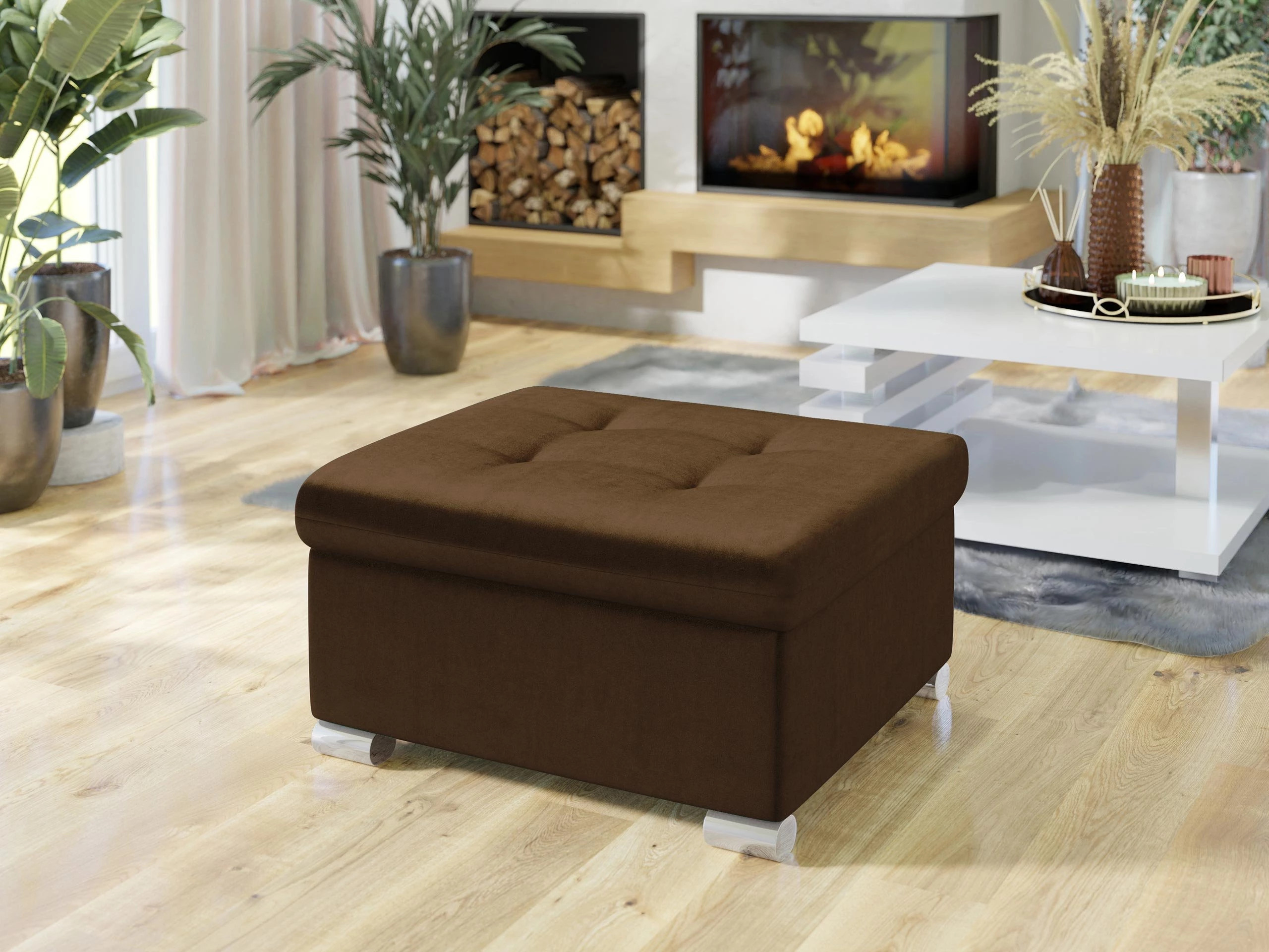 Σκαμπό σαλονιού Comfivo Gemma (Magic Velvet 2299)