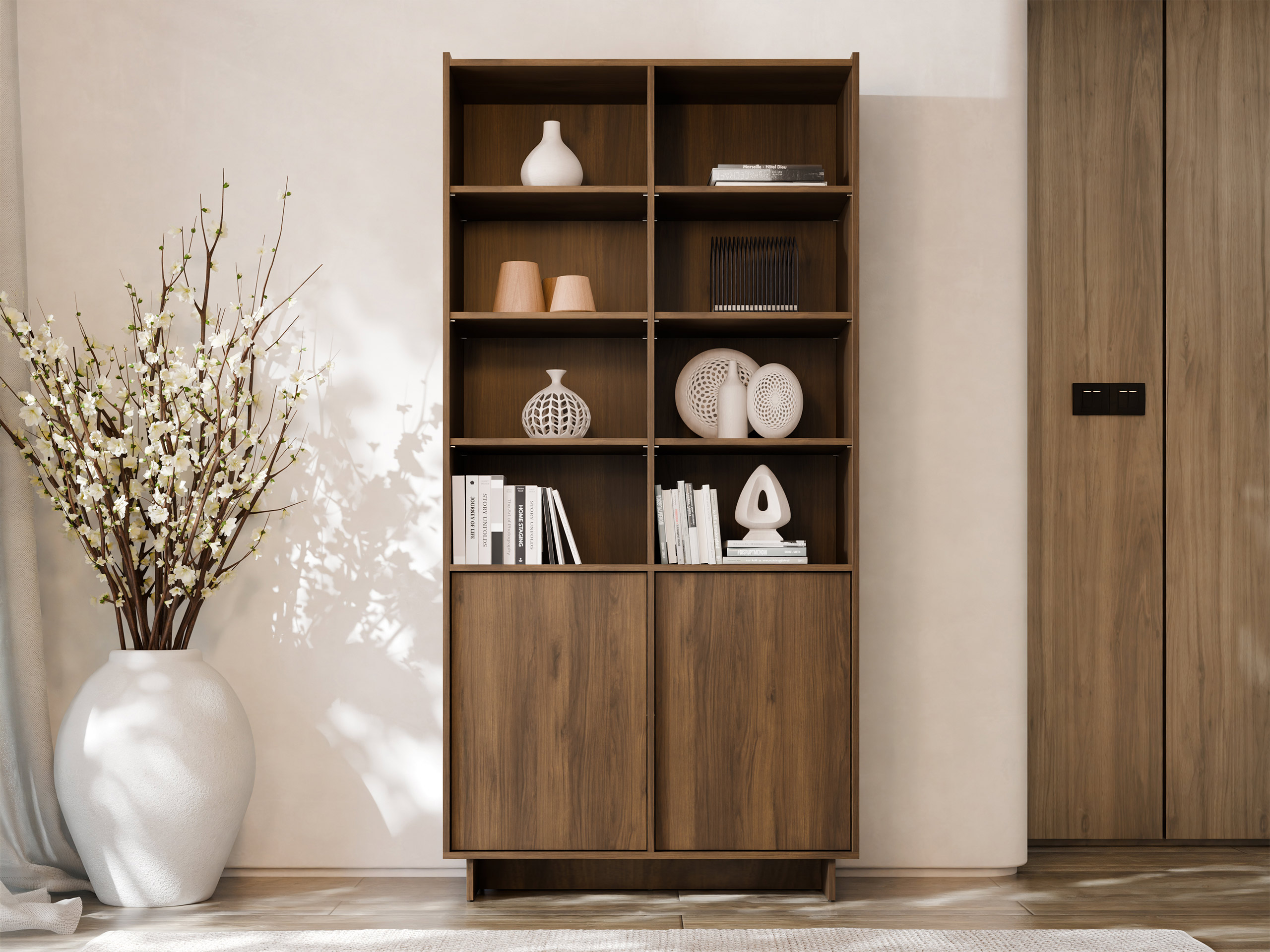 Βιβλιοθήκη Pirum II (Καρυδί)