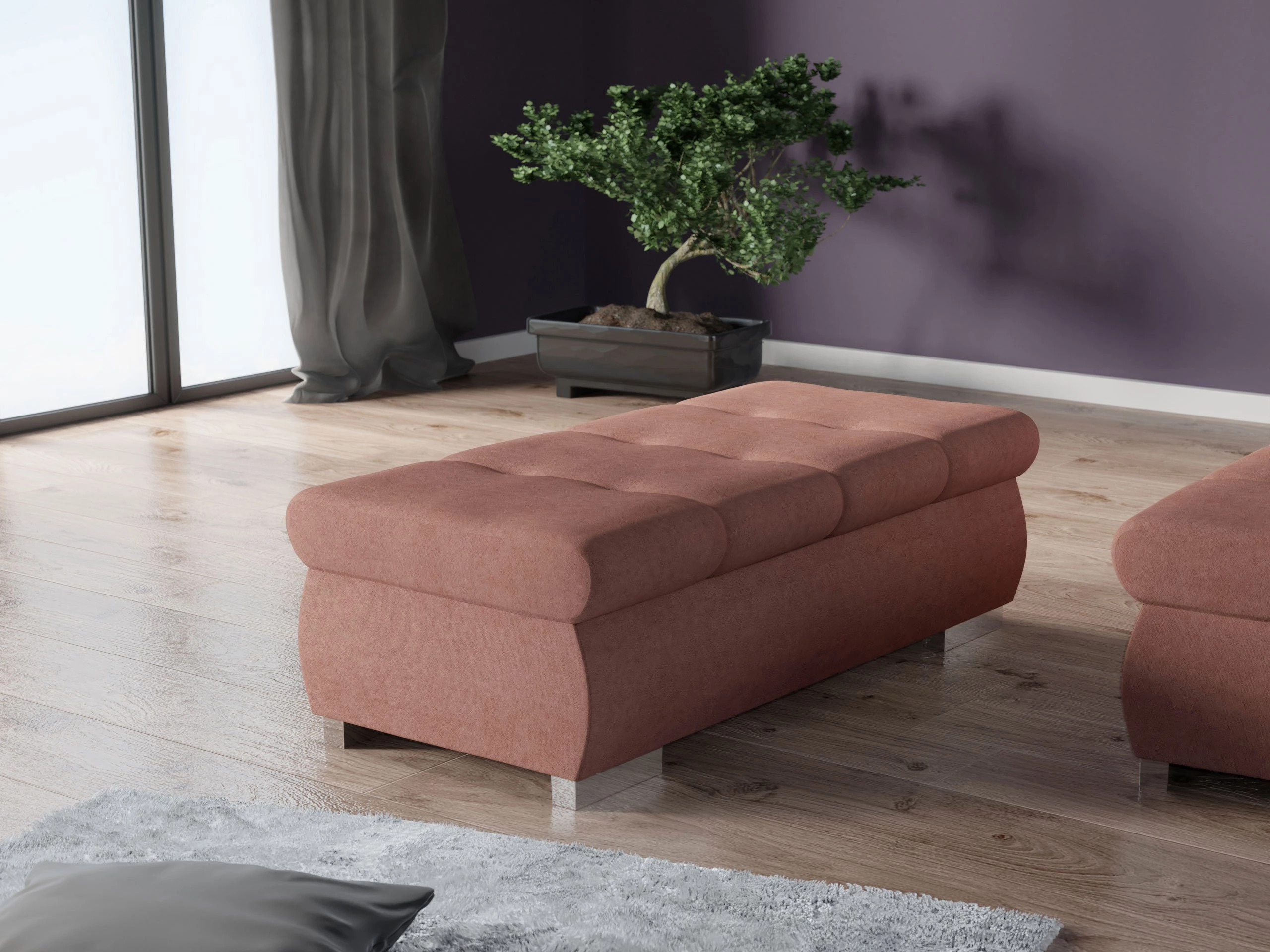 Ταμπουρέ Comfivo Nitor I (Uttario Velvet 2956 + Uttario Velvet 2955)