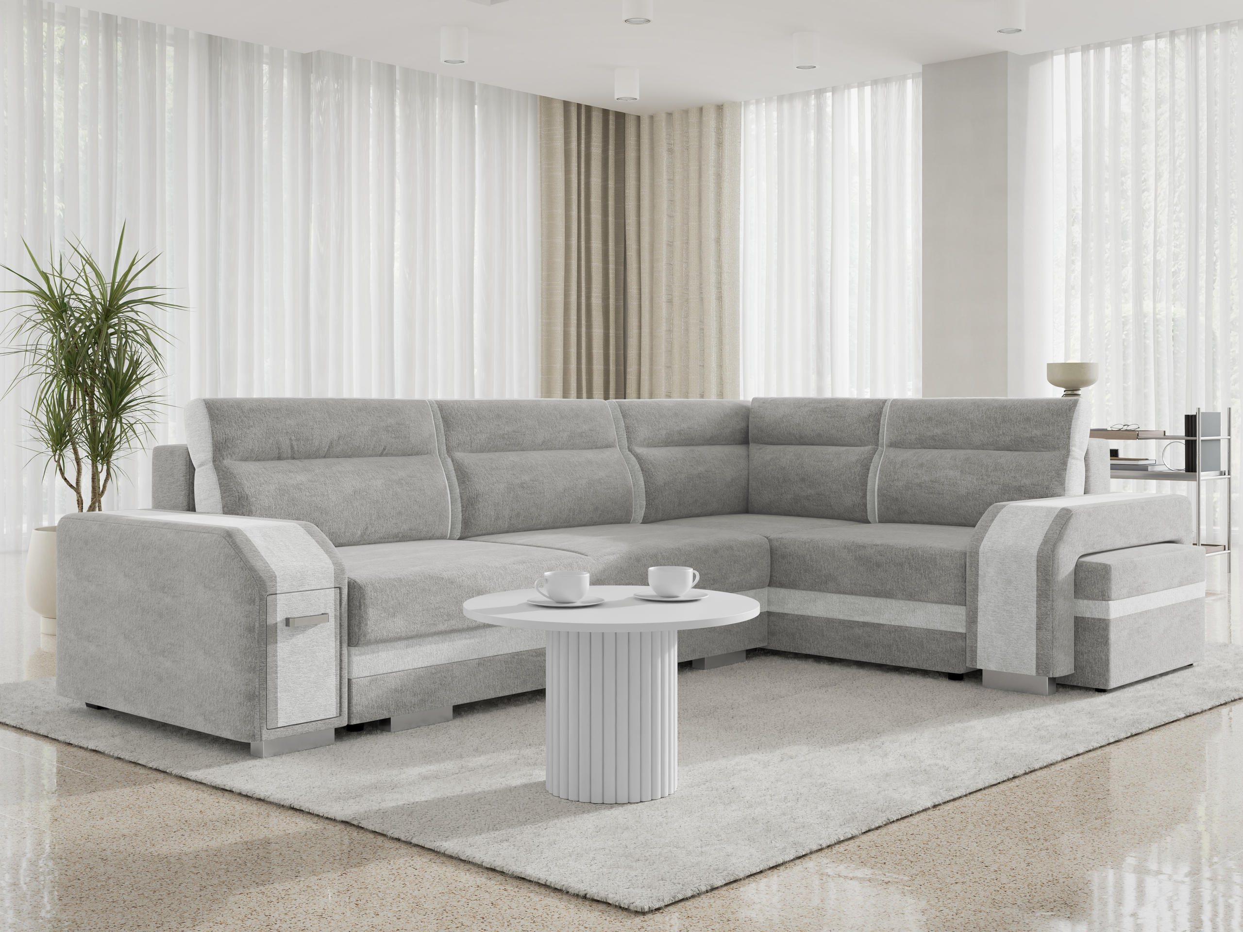 Γωνιακός Καναπές Kingsport 117 (Nazar 225.05 + Nazar 225.04)