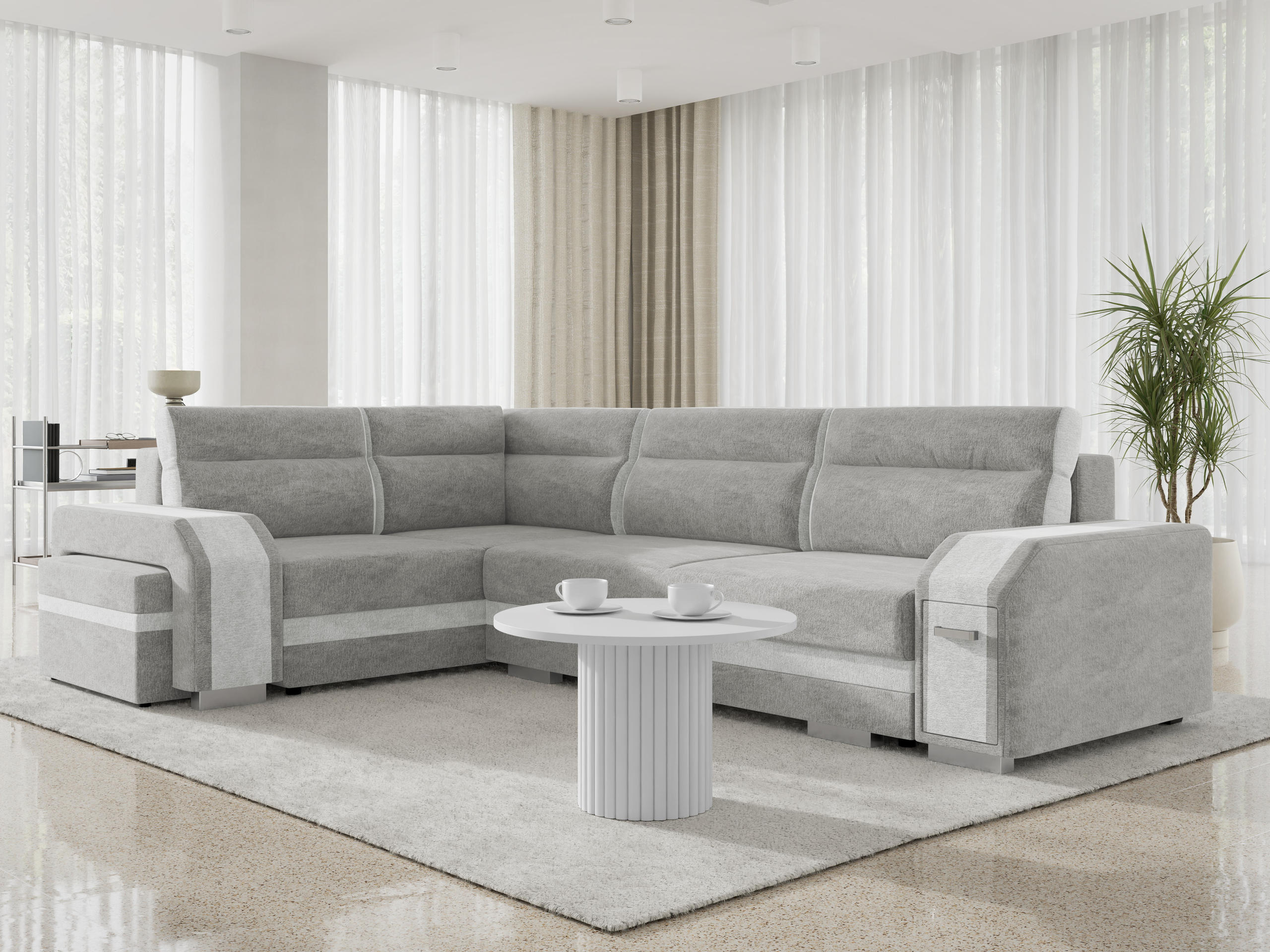 Γωνιακός Καναπές Kingsport 117 (Nazar 225.05 + Nazar 225.04)
