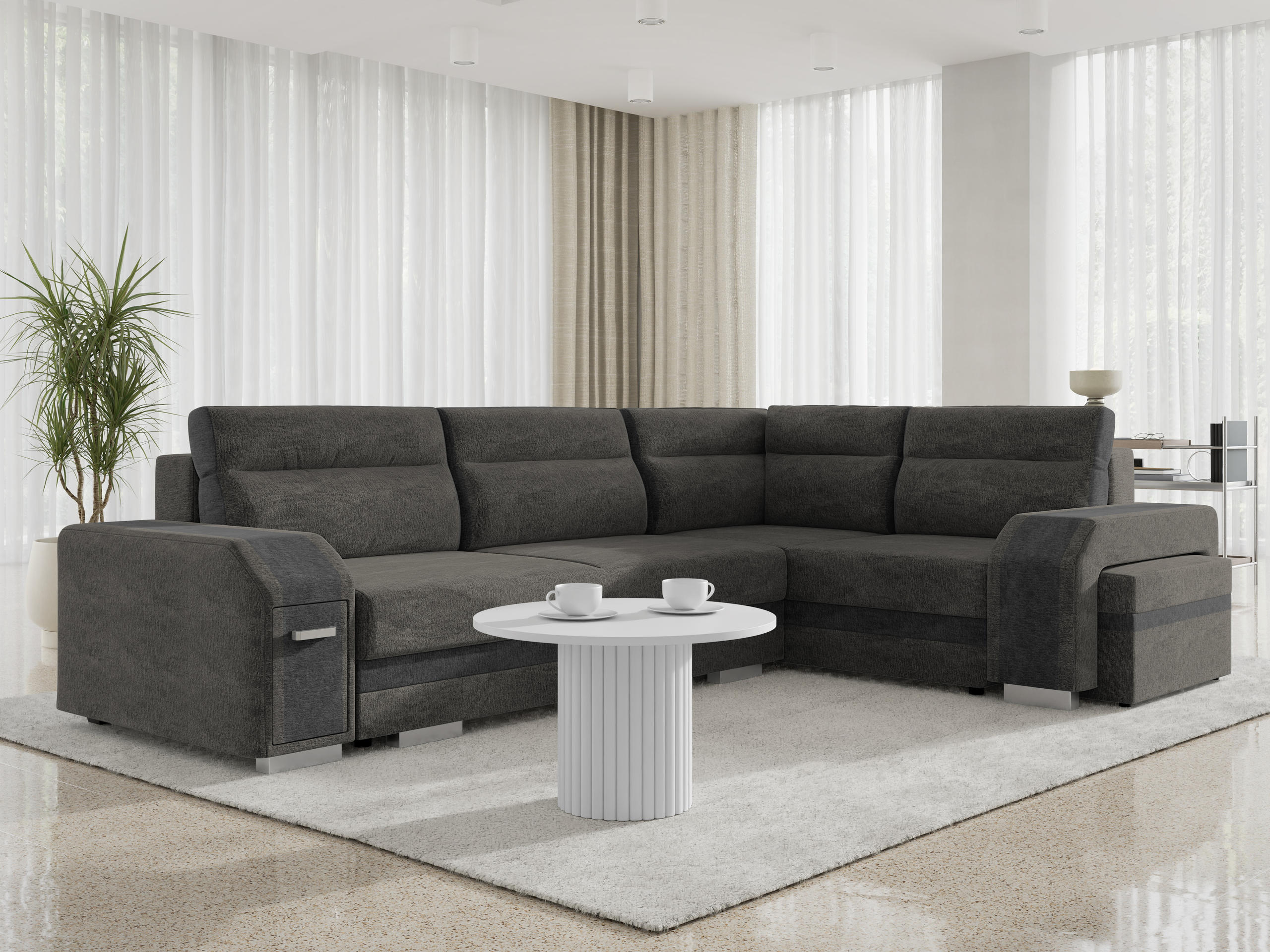Γωνιακός Καναπές Kingsport 117 (Nazar 225.06 + Nazar 225.07)