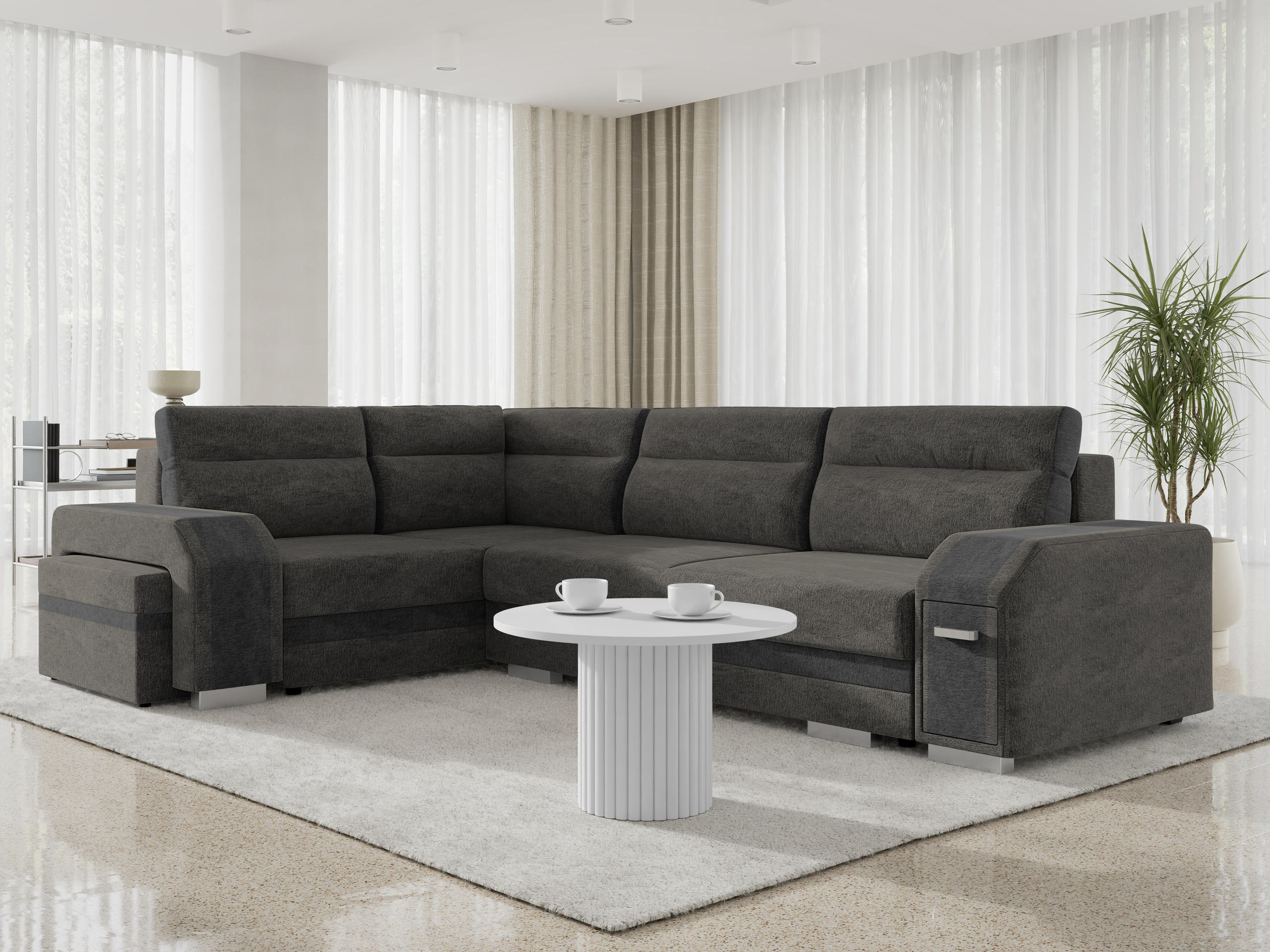 Γωνιακός Καναπές Kingsport 117 (Nazar 225.06 + Nazar 225.07)