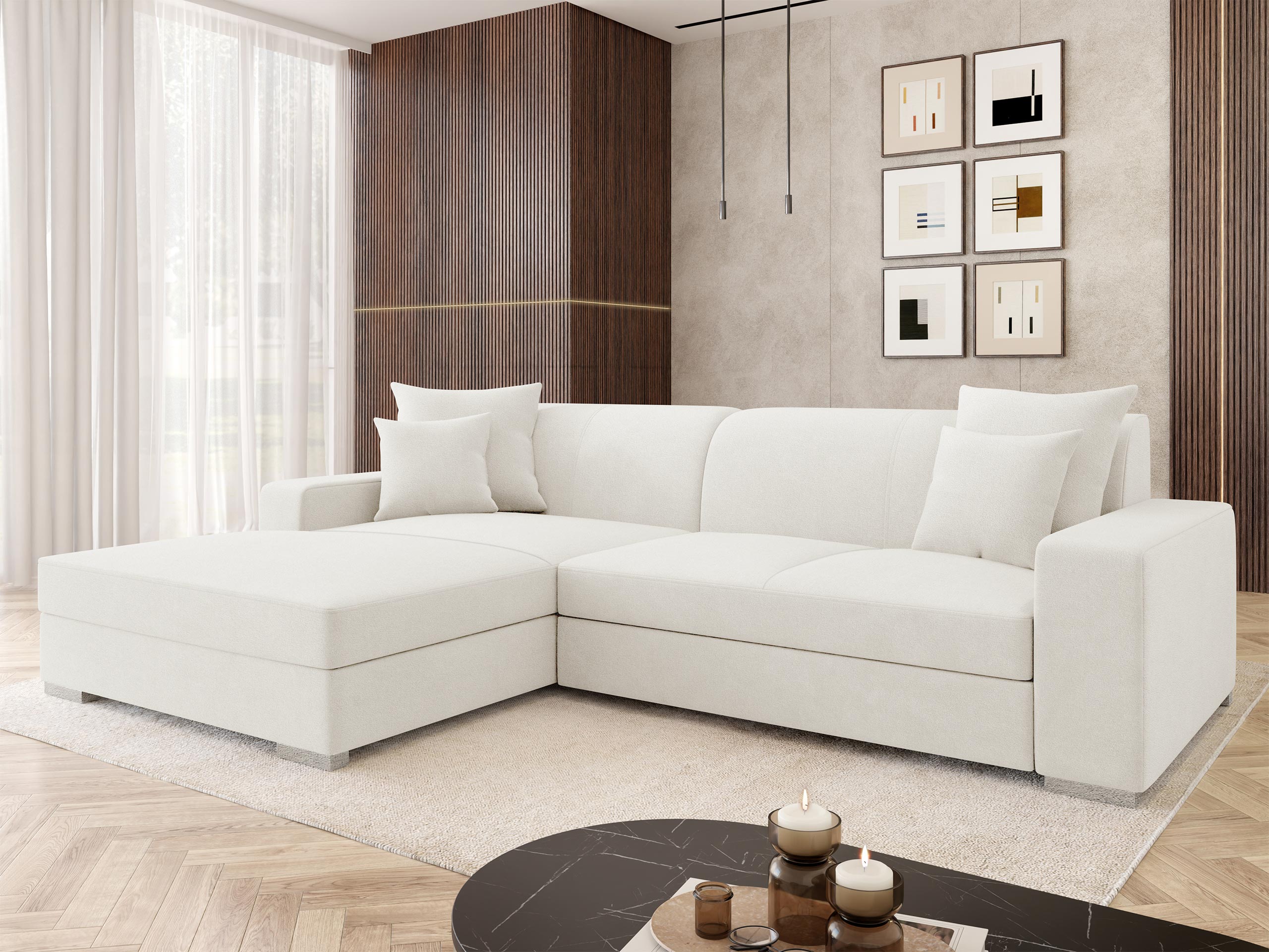 Γωνιακός Καναπές Kingsport 118 (Velo 621)