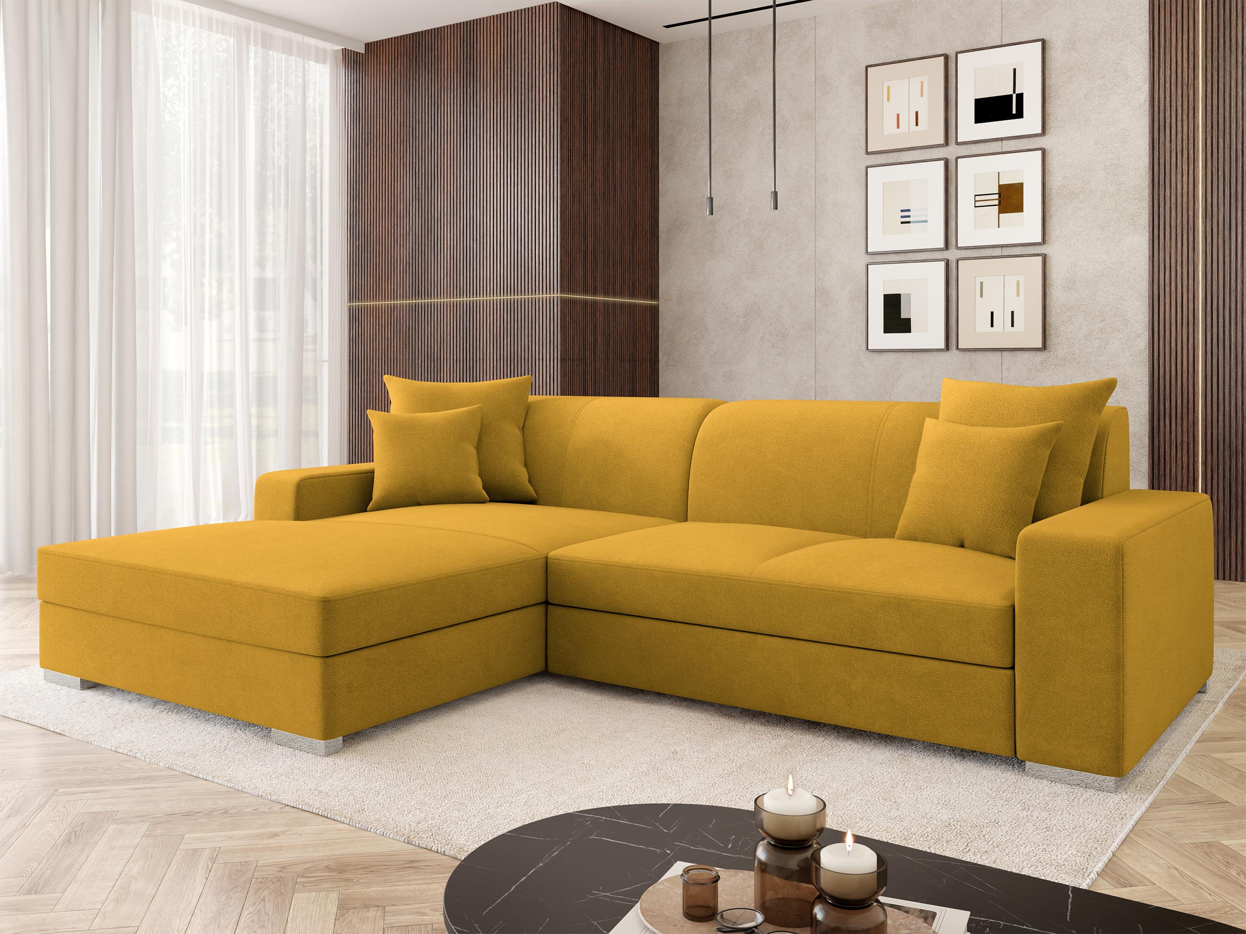 Γωνιακός Καναπές Kingsport 118 (Velo 626)